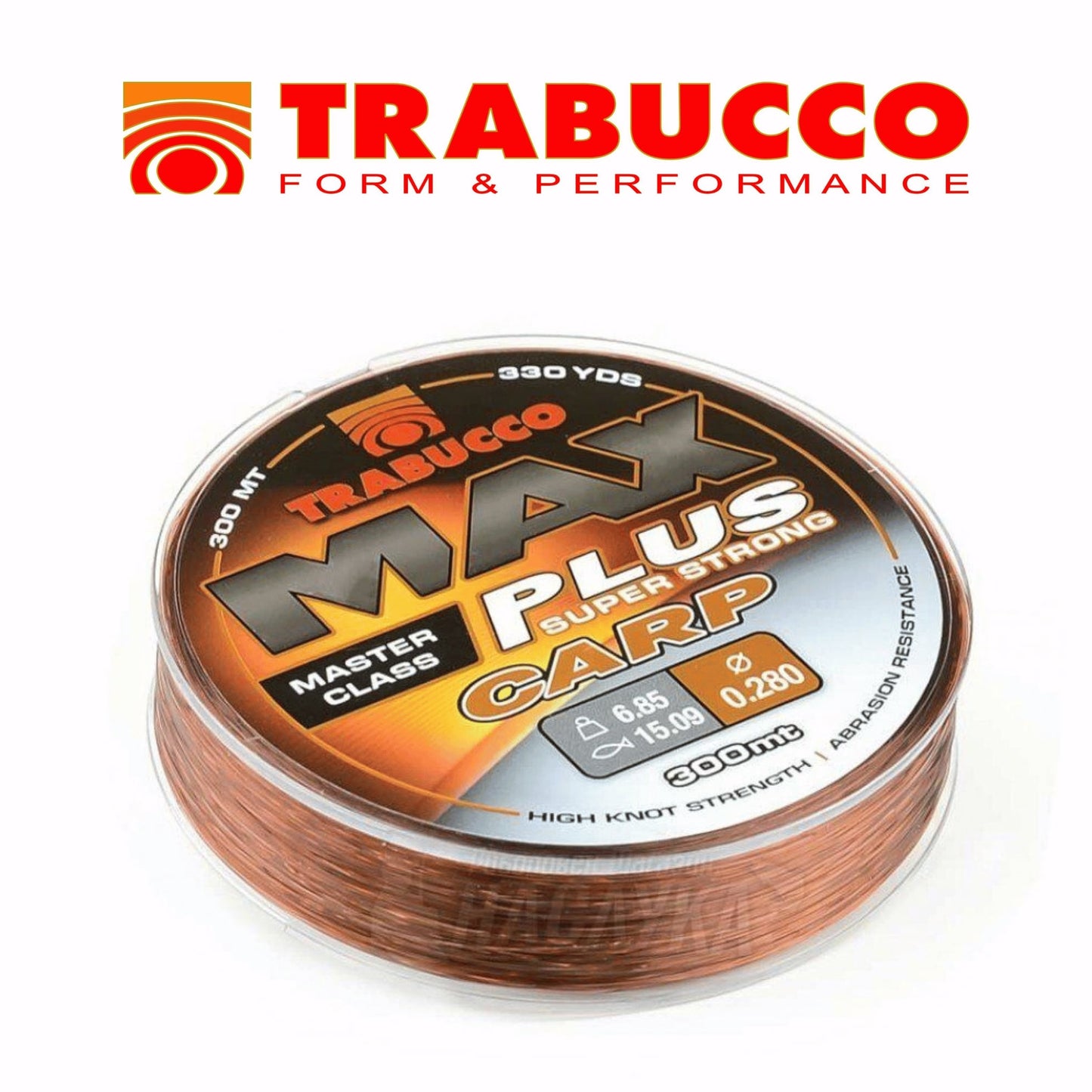 Trabucco Max Plus Carp Mono Brown Camo Tough Thin Fishing Line