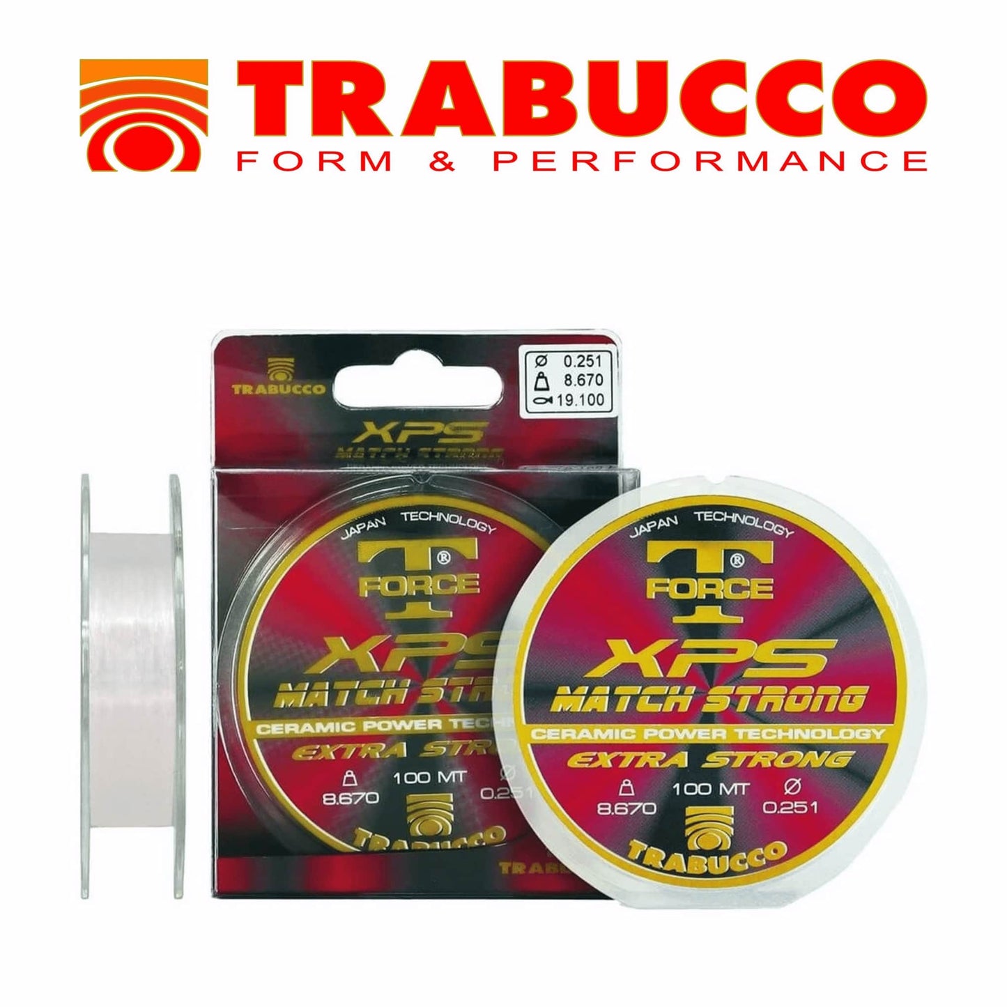 Trabucco XPS Match Strong Ceramic Powered Extra Strong Fishing Line Pro