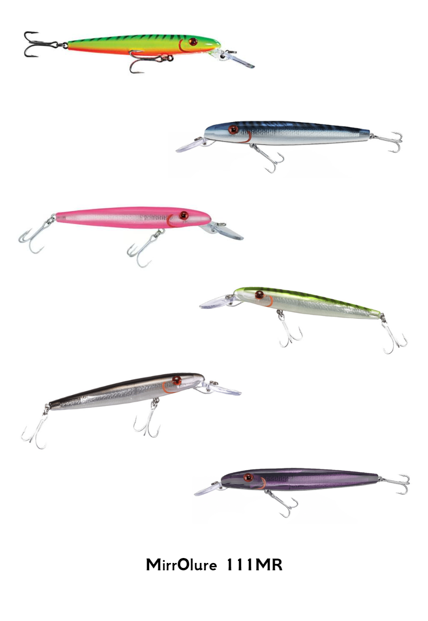 bass surface lures uk L&S MirrOlure Big Game Series 111MR Trolling HP