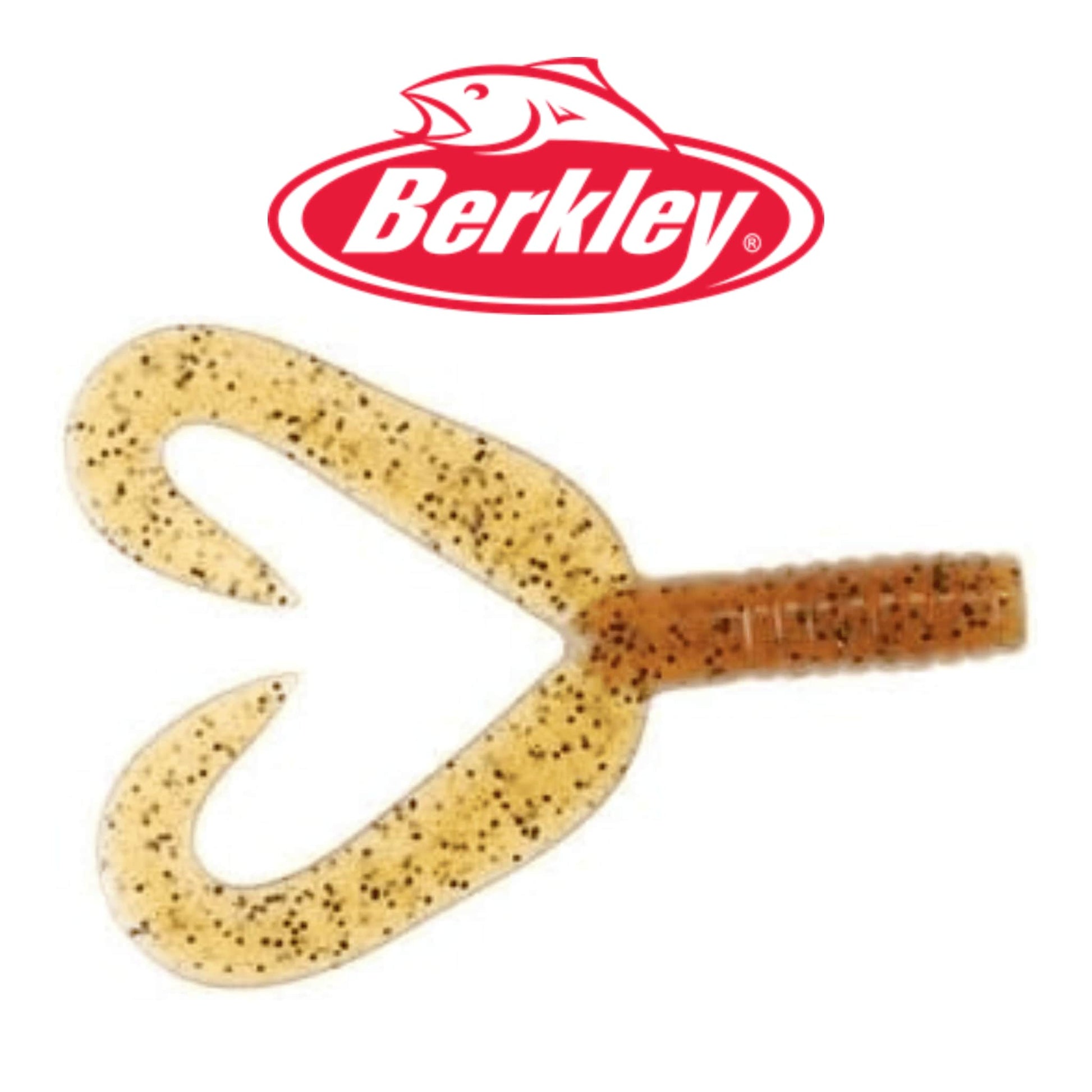 Berkley PowerBait Double Tail Grub 3 Pumpkinseed – Fat Catch