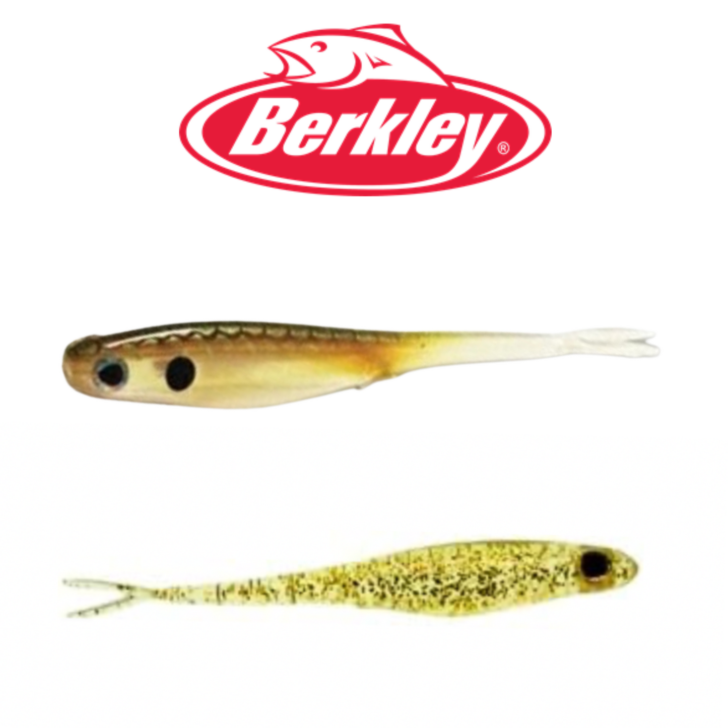 Berkley PowerBait Hollow Belly Split Tail Shad Fishing Lure