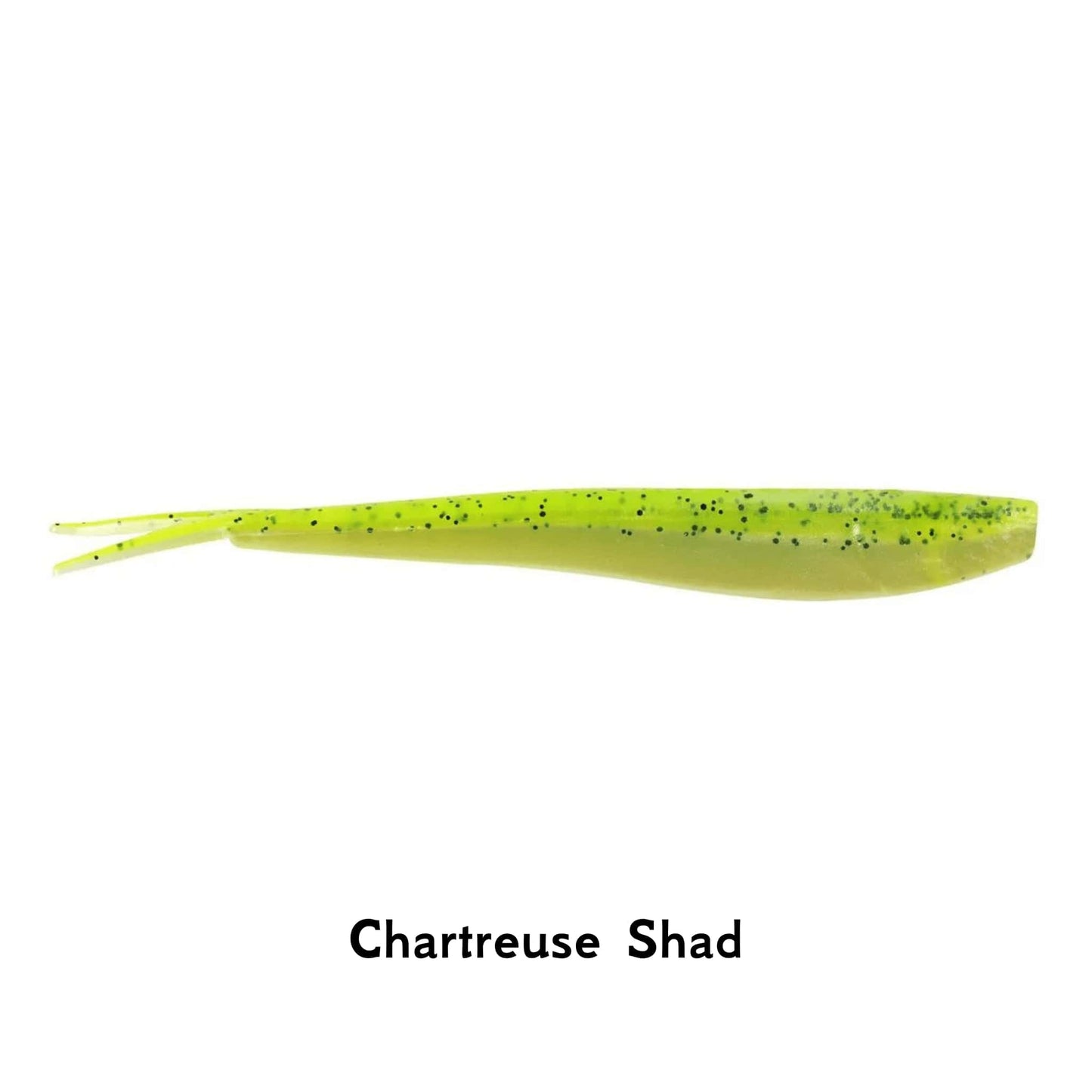 Berkley PowerBait Power Minnow Chartreuse Shad  4" Split Tail Fishing Lure Scented Drop Shot Jig Head Realistic Bait Perch Pike Zander