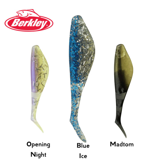 Berkley PowerBait Pro Shad 3 Inch Scented SOft Plastic Paddle Tail Scented Fishing Lure Pike Perch Jig Dropshot