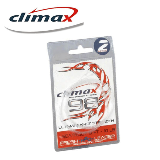 Climax 98 Superior Freshwater Leader For Salmon And Trout Fly Fishing Clear Line