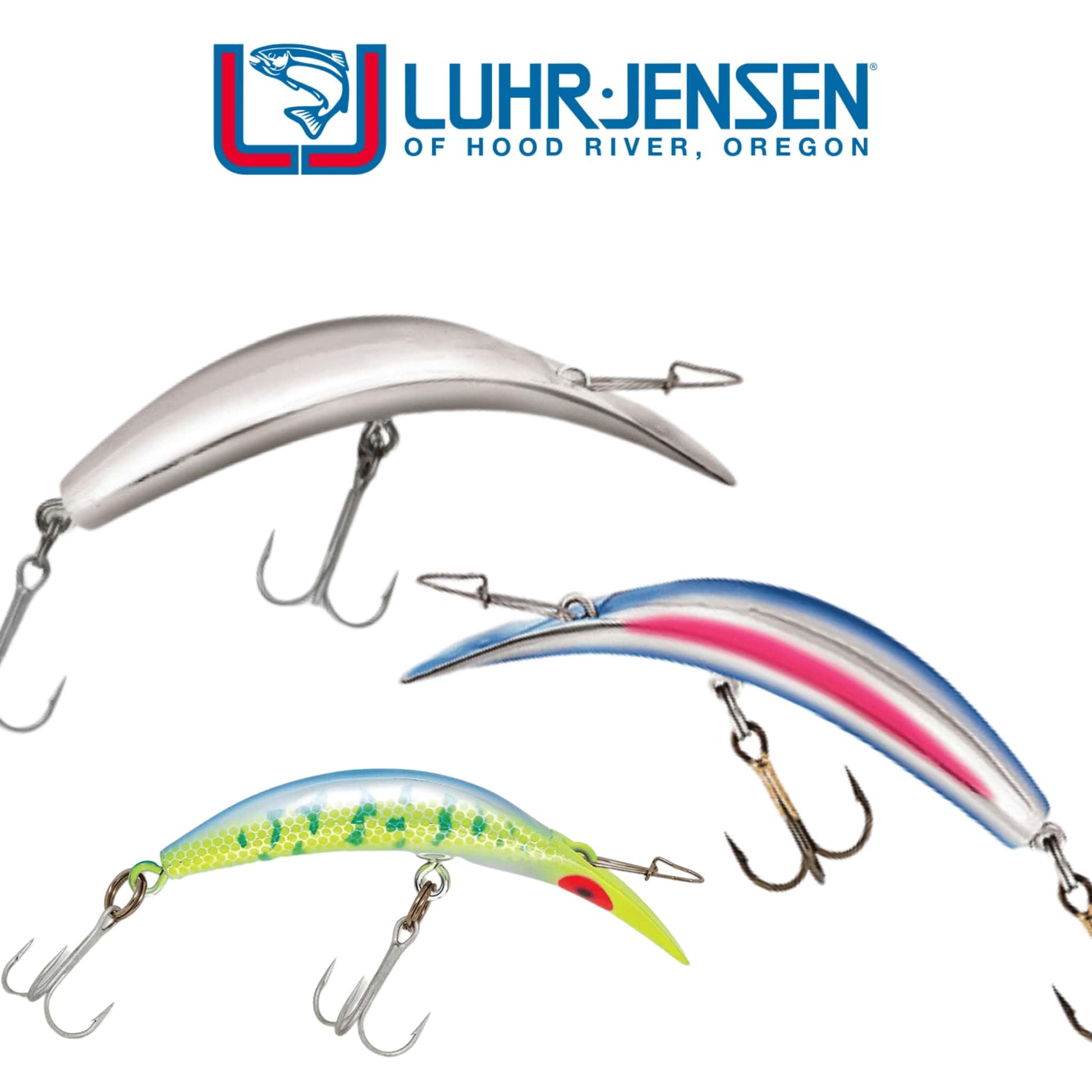 Luhr Jensen Kwikfish Xtreme Non-Rattle K9X Deep Diving Plug Trebble Hook Trout Salmon Pike Perch