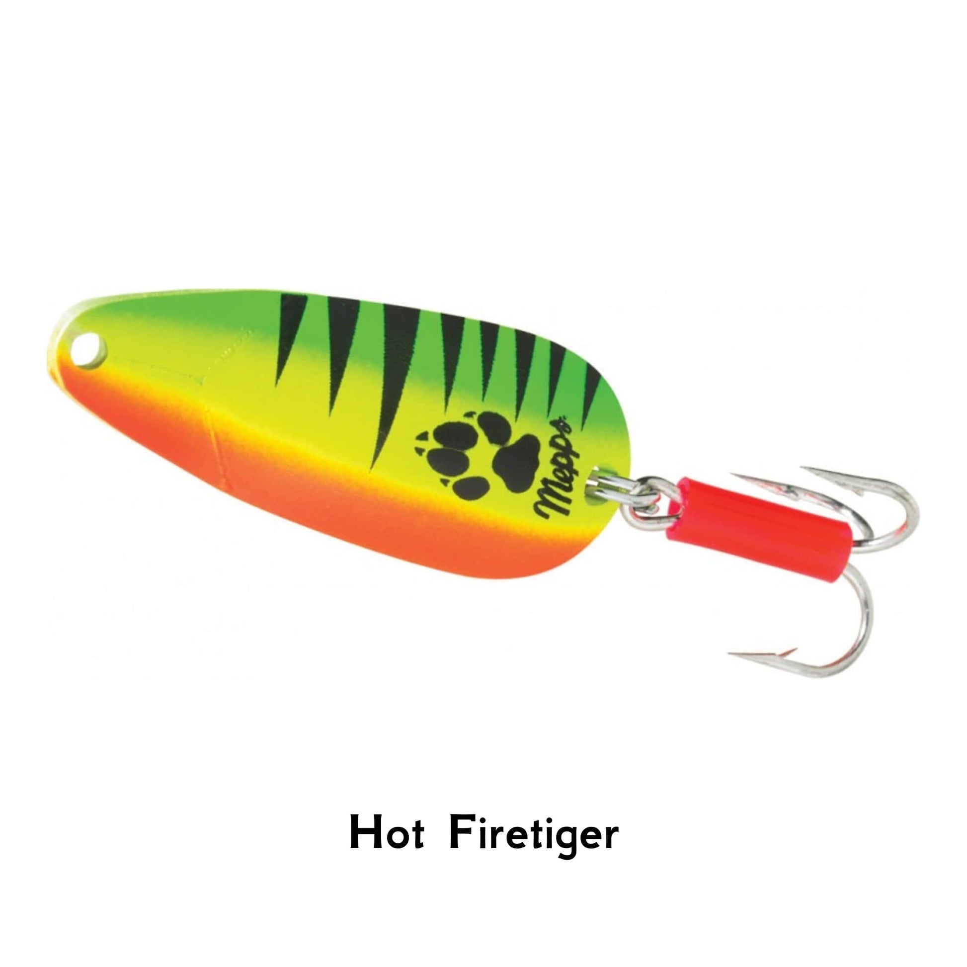 Mepps Little Wolf Hot Firetiger Spoon Spinner Fishing Lure UK Perch Trout Salmon Pike 