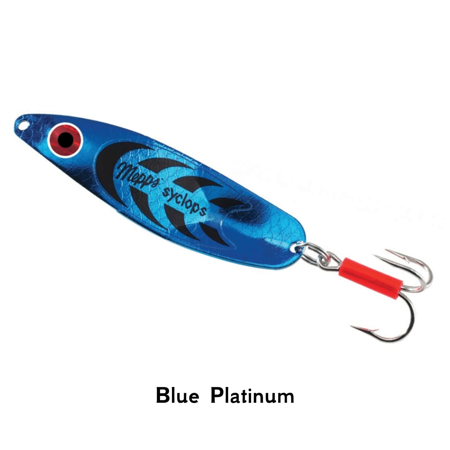 Mepps Syclops Blue Platinum Spoon Spinner Trebble Hook Lure Perch Pike Zander Fishing All Colours Sizes