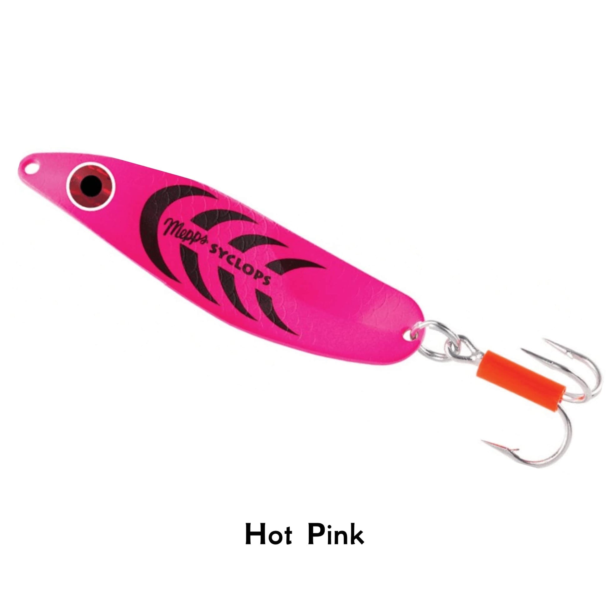 Mepps Syclops Hot Pink Spoon Spinner Trebble Hook Lure Perch Pike Zander Fishing All Colours Sizes