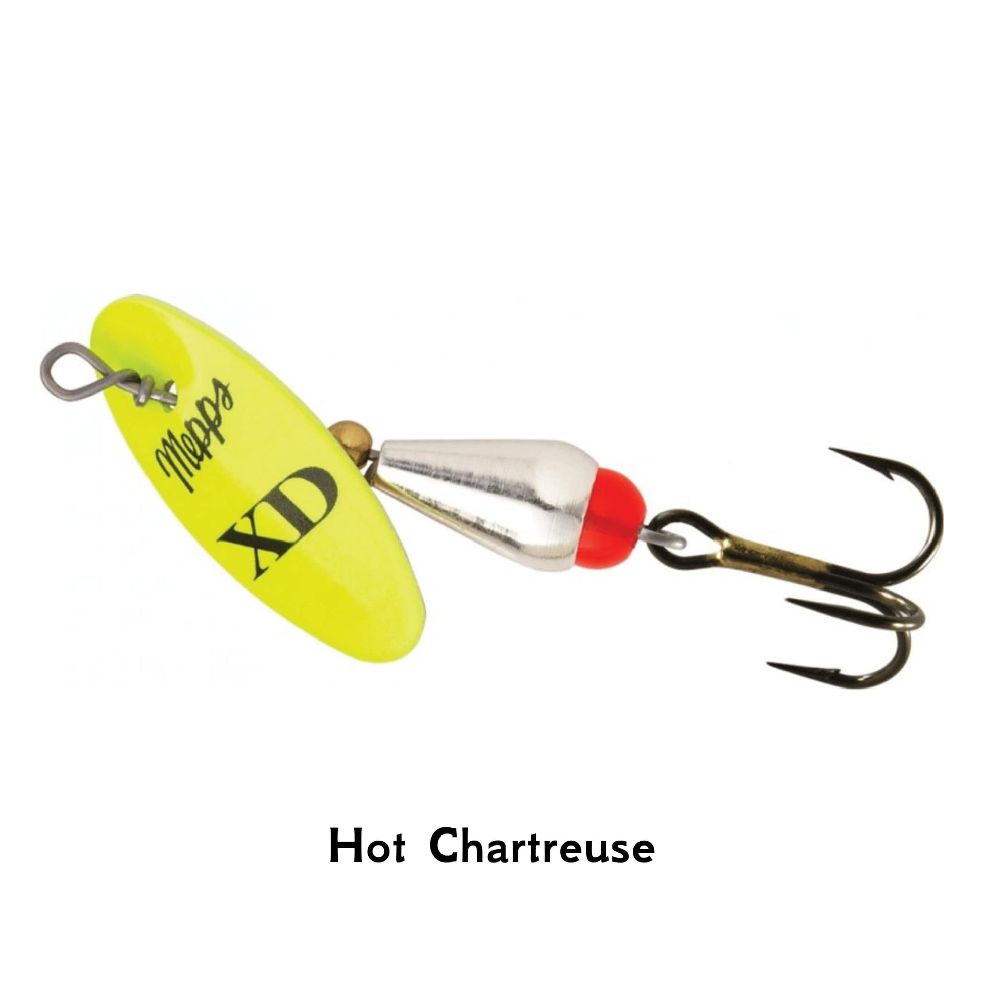 Mepps XD Xtra Deep Hot Chartreuse Spoon Fishing Lure All Colours Size 2 3 Pike Perch Zander Spinner Vertical Jig