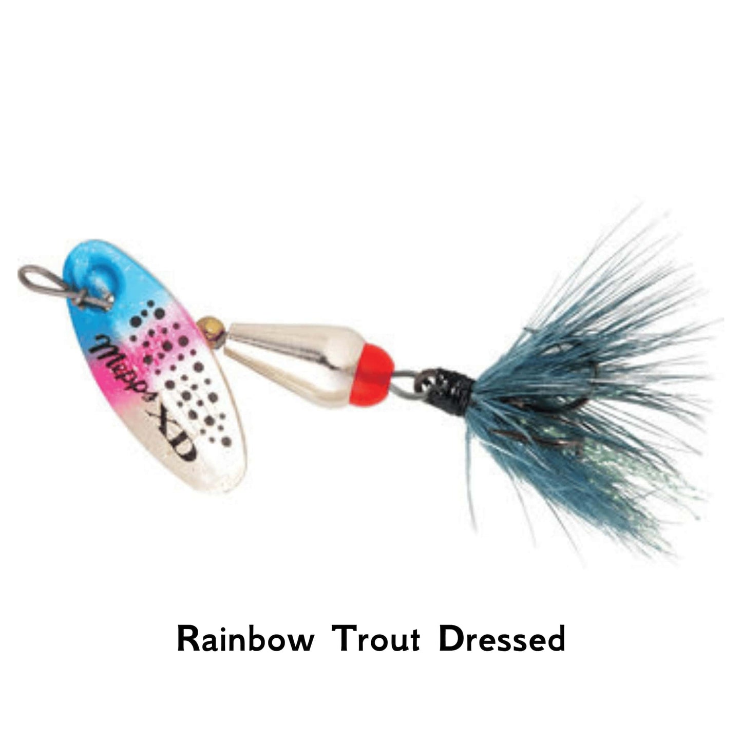 Mepps XD Xtra Deep Rainbow Trout Dressed  Spoon Fishing Lure All Colours Size 2 3 Pike Perch Zander Spinner Vertical Jig