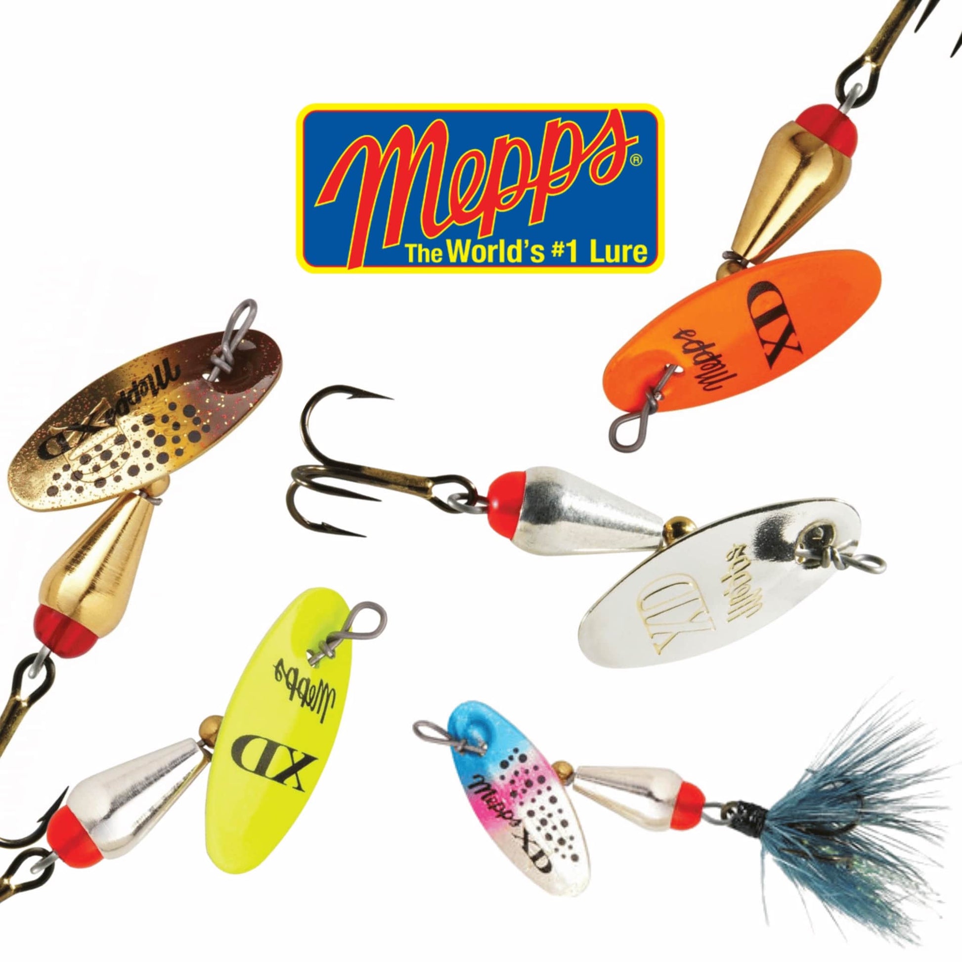 Mepps XD Xtra Deep Spoon Fishing Lure All Colours Size 2 3 Pike Perch Zander Spinner Vertical Jig