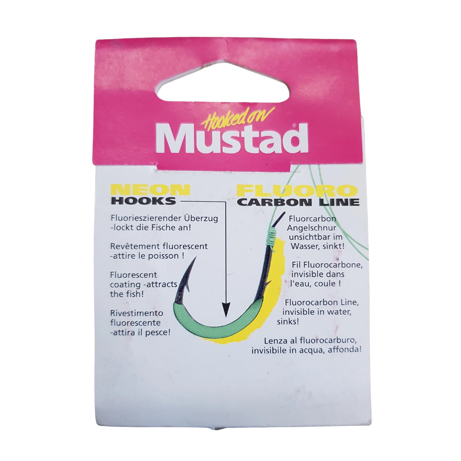 Mustad Neon Flounder Hooks To Fluorocarbon – Fat Catch