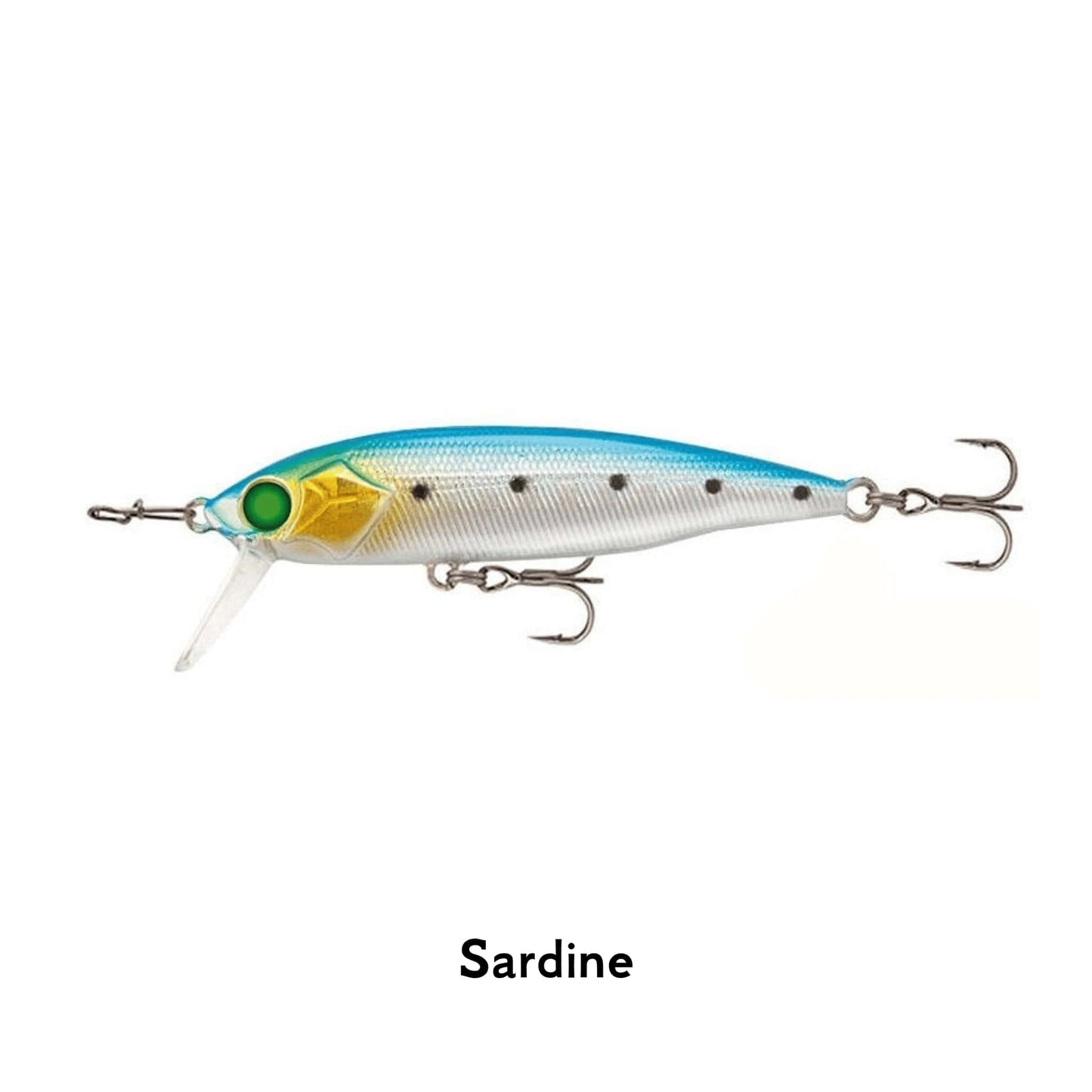 Rapture Chibi Minnow Sardine 50mm 3.3g Mixro Diving Fishing Lure Japanese Trebble Hook Ultra Light