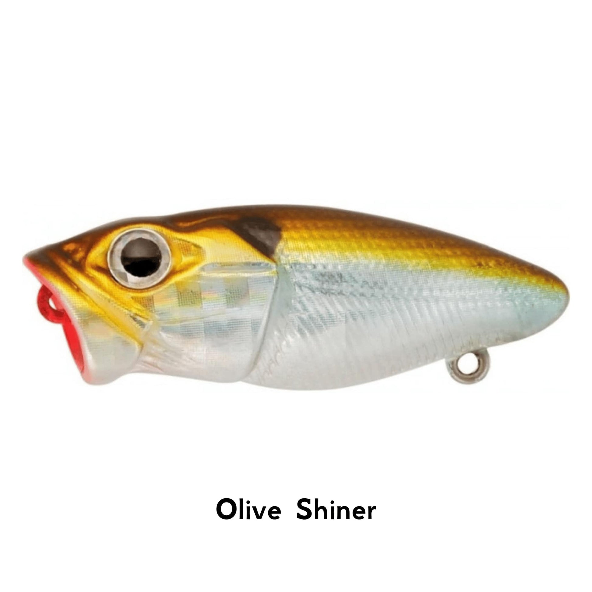 Rapture Chibi POP Olive Shiner 37 mm 3.7g Fishing Lure Popper Top Water Bait LRF Ultra Light Fishing