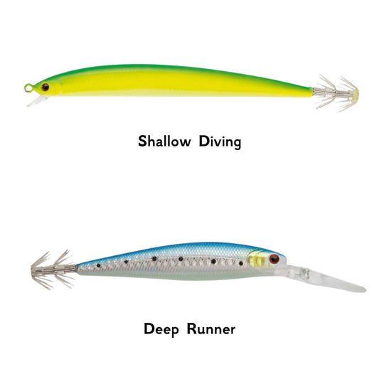 Rapture EGi Hunter Trolling Fishing Lure Sea Saltwater Squid Cuttlefish Bait Squid Hooks Shallow Deep Diving