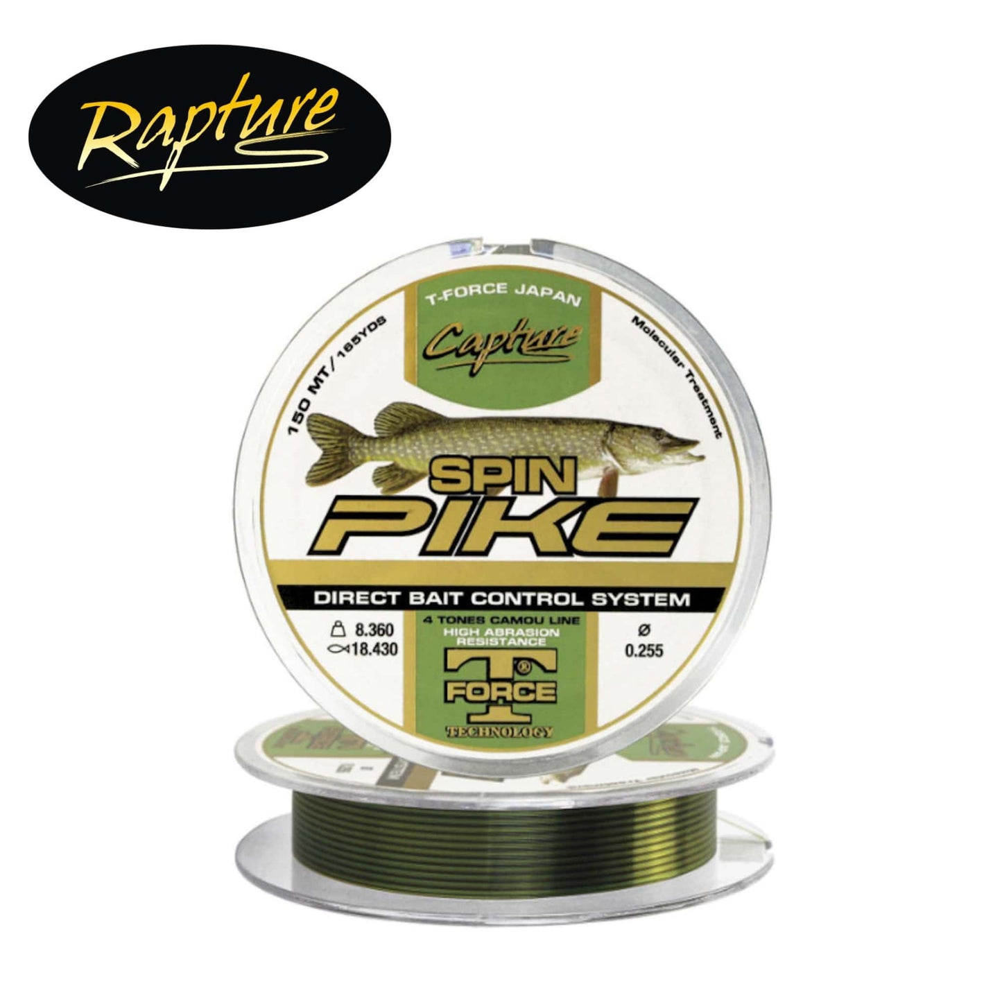 KKarp Mimtec Advanced Camo Line 300m Green Tough Resistant Fishing Line