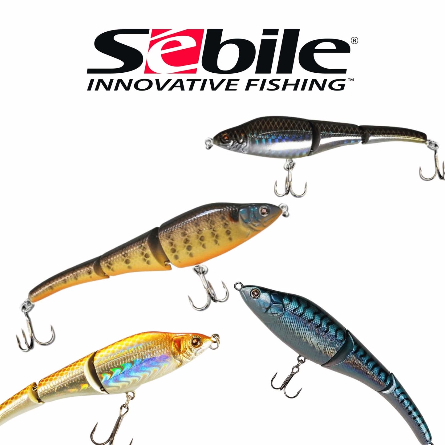 Sebile Magic Swimmer 95mm Jointed Harb Bait Fishing Lure Pike Perch Ultra Realistic