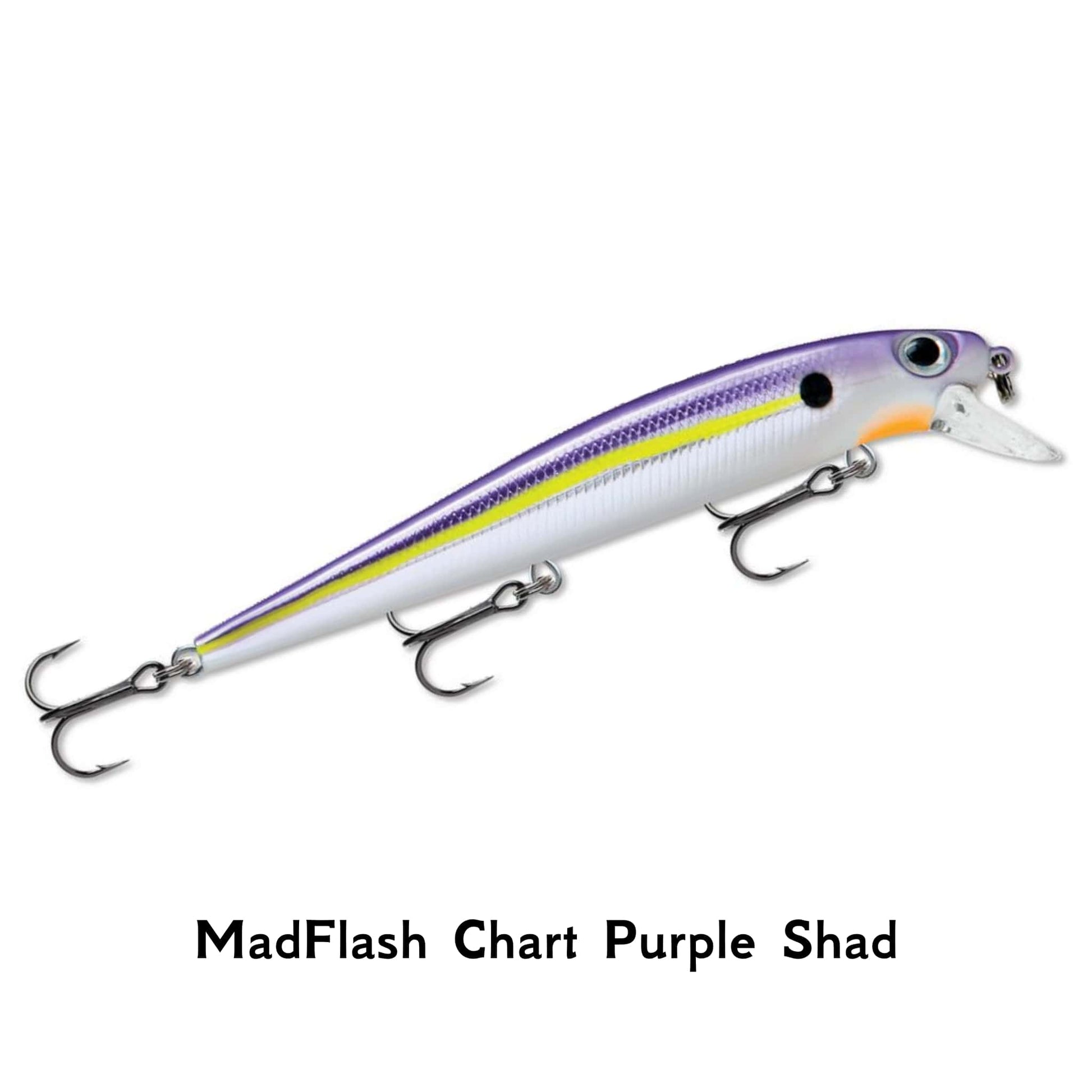 Storm ThunderStick Madflash Chartreuse Purple Shad  Fishing Lure Freshwater Saltwater Pencil Fishing Lure Bait Perch Pike Bass