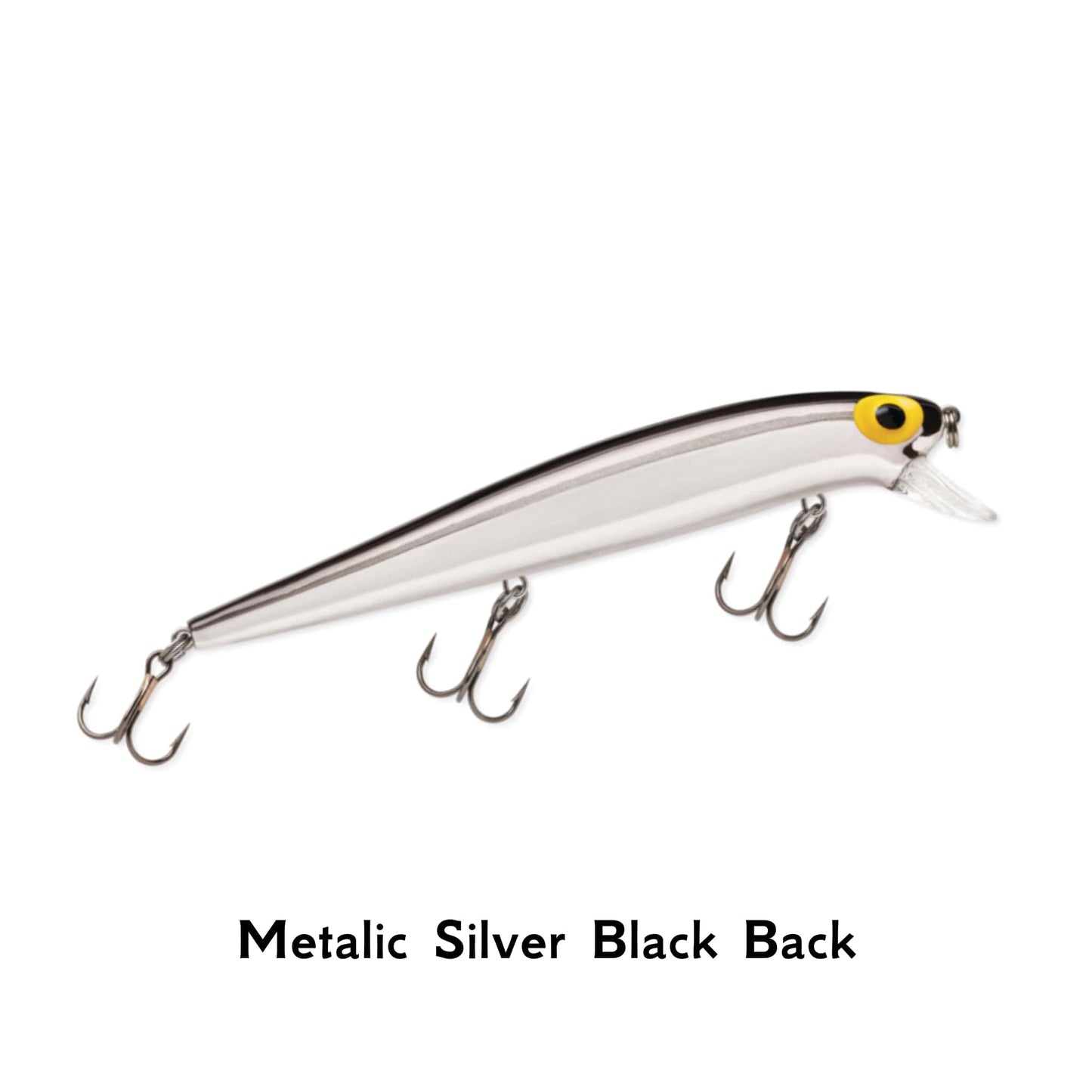 Storm ThunderStick Metallic Silver Black Back Fishing Lure Freshwater Saltwater Pencil Fishing Lure Bait Perch Pike Bass