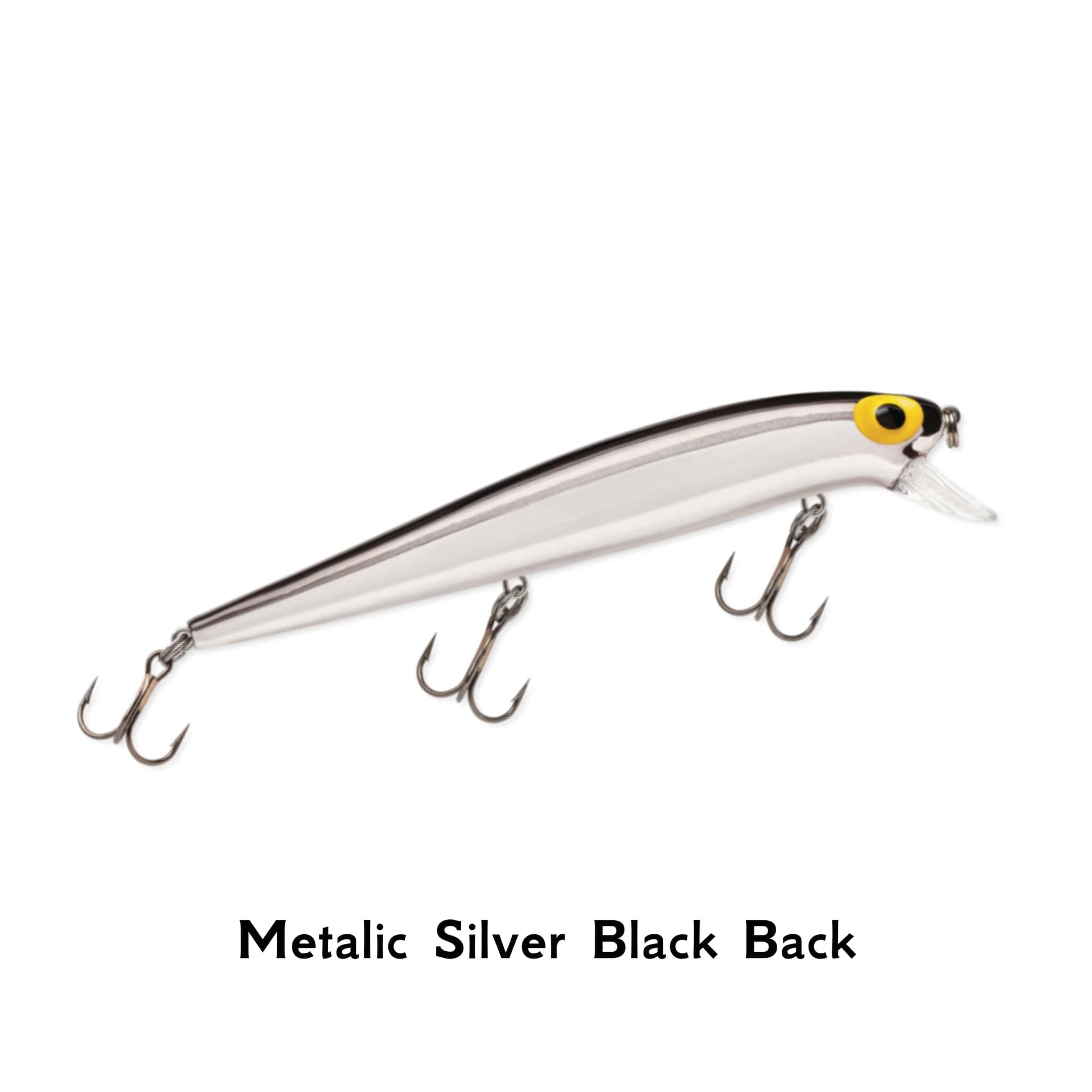 Storm ThunderStick Metallic Silver Black Back Fishing Lure Freshwater Saltwater Pencil Fishing Lure Bait Perch Pike Bass