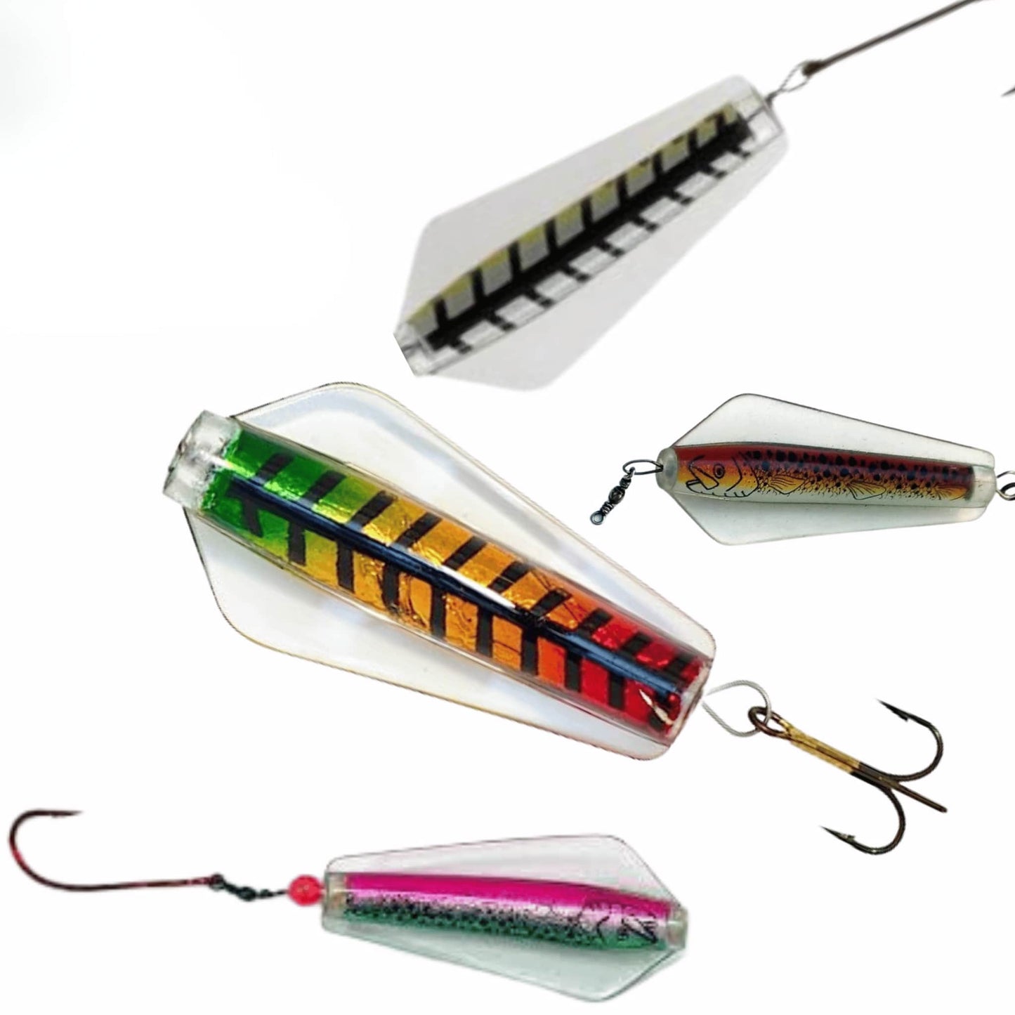 Tasmanian Devil Fishing Lure Tassy Wigstons Lures Pike Perch Trout Salmon Spinner