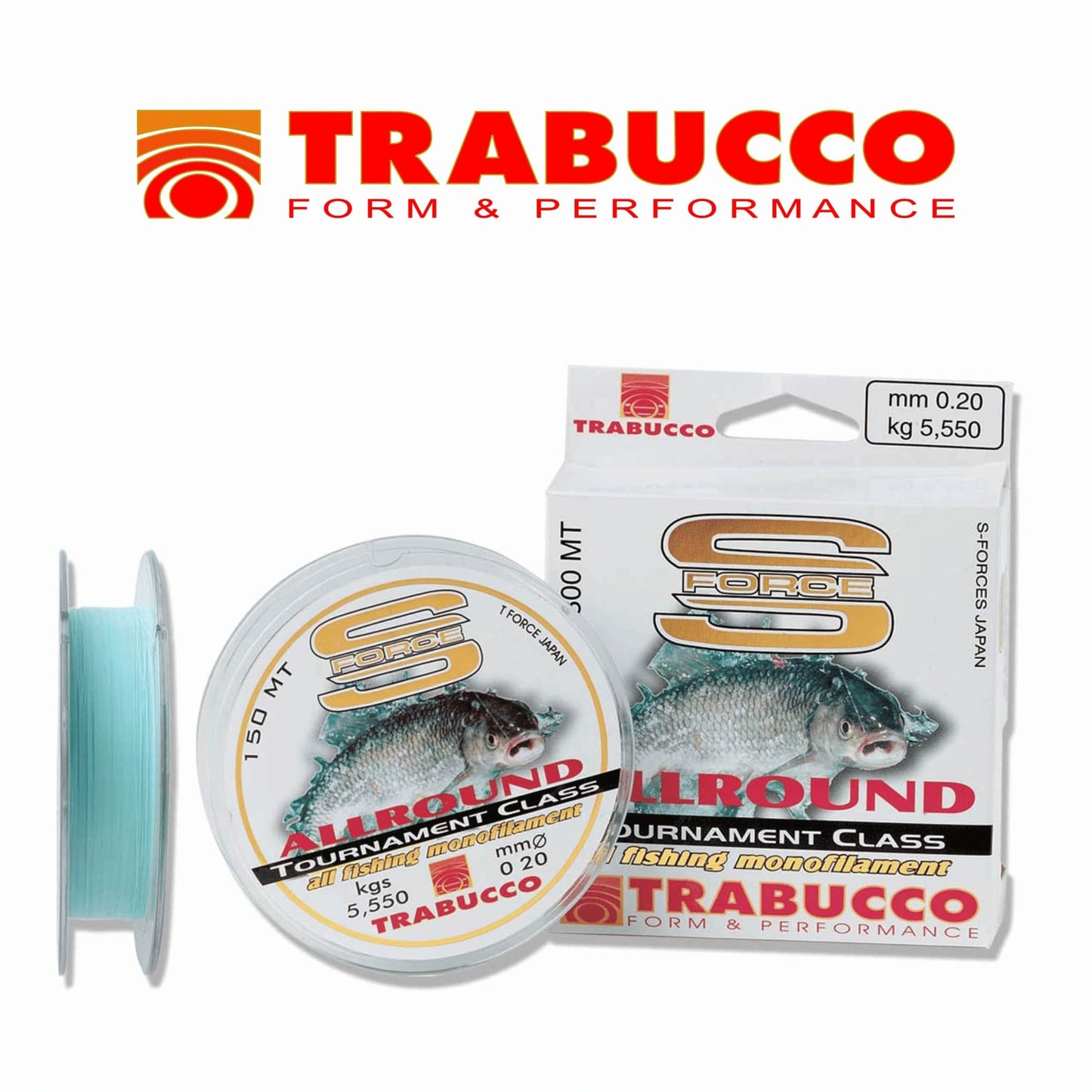 Trabucco S-Force All Round CoPolymer Fishing Line Blue