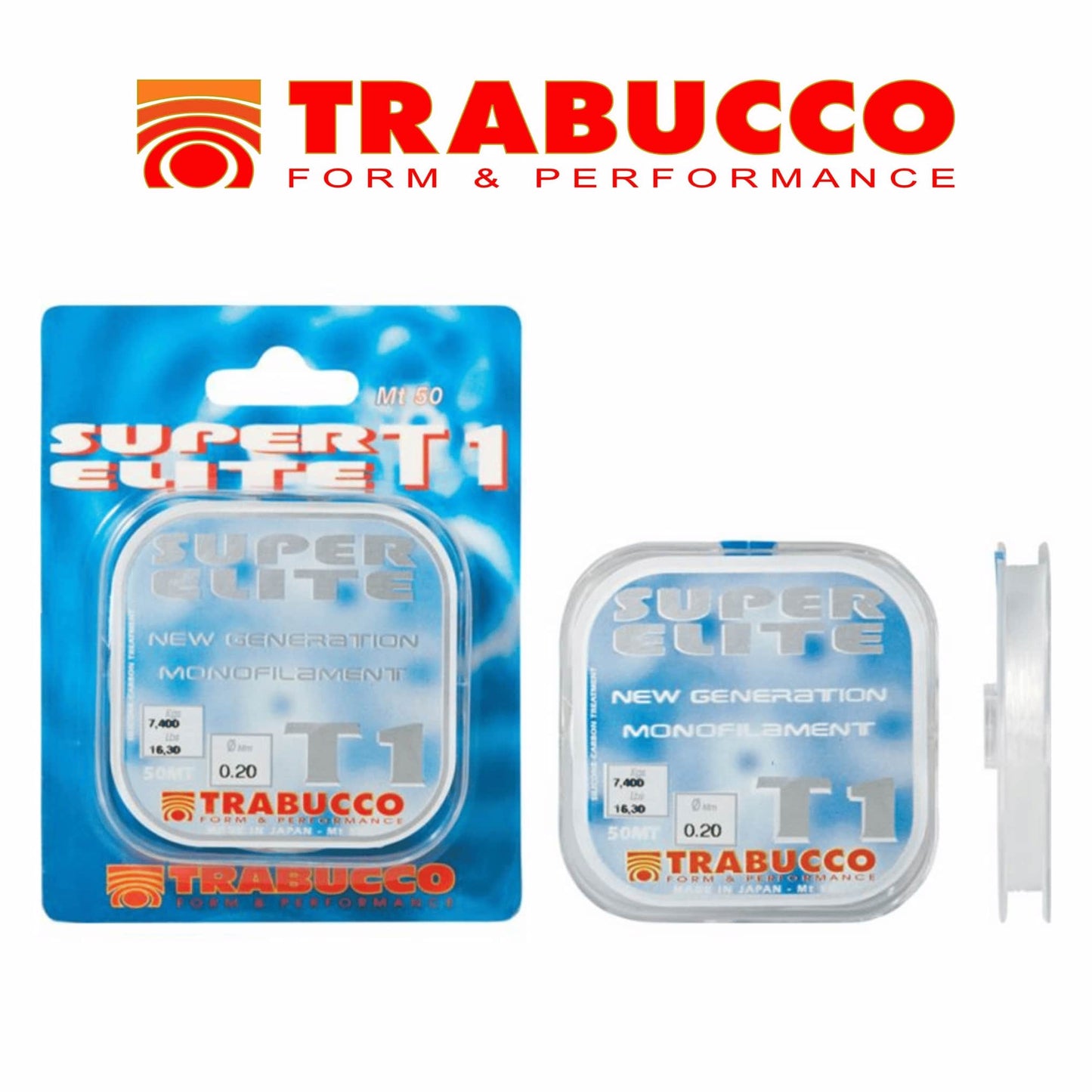 Trabucco Super Elite T1 New Generation Leader Fishing Line 50m