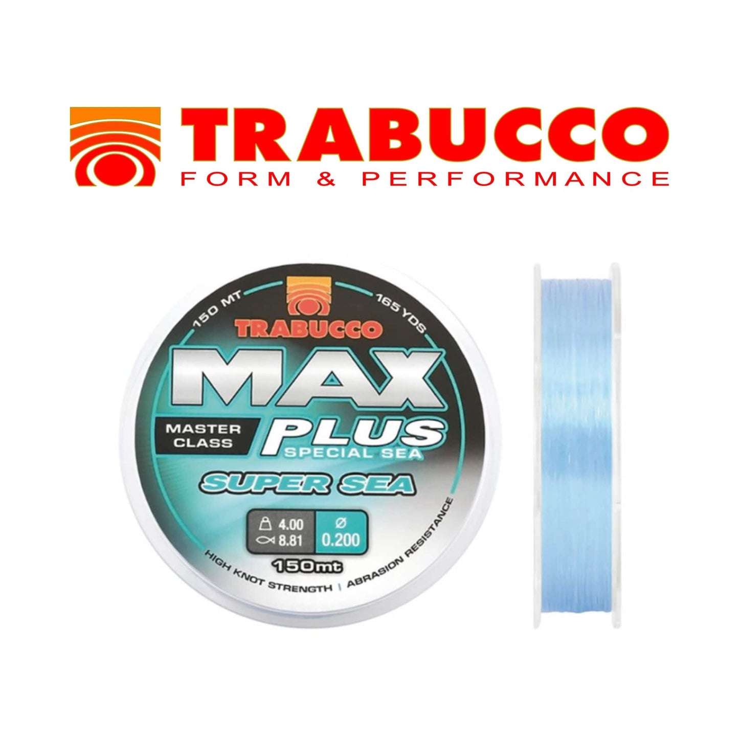 Trabucco Max Plus Super Sea Super Mono Fishing Line Clear Saltwater Professional Tough 