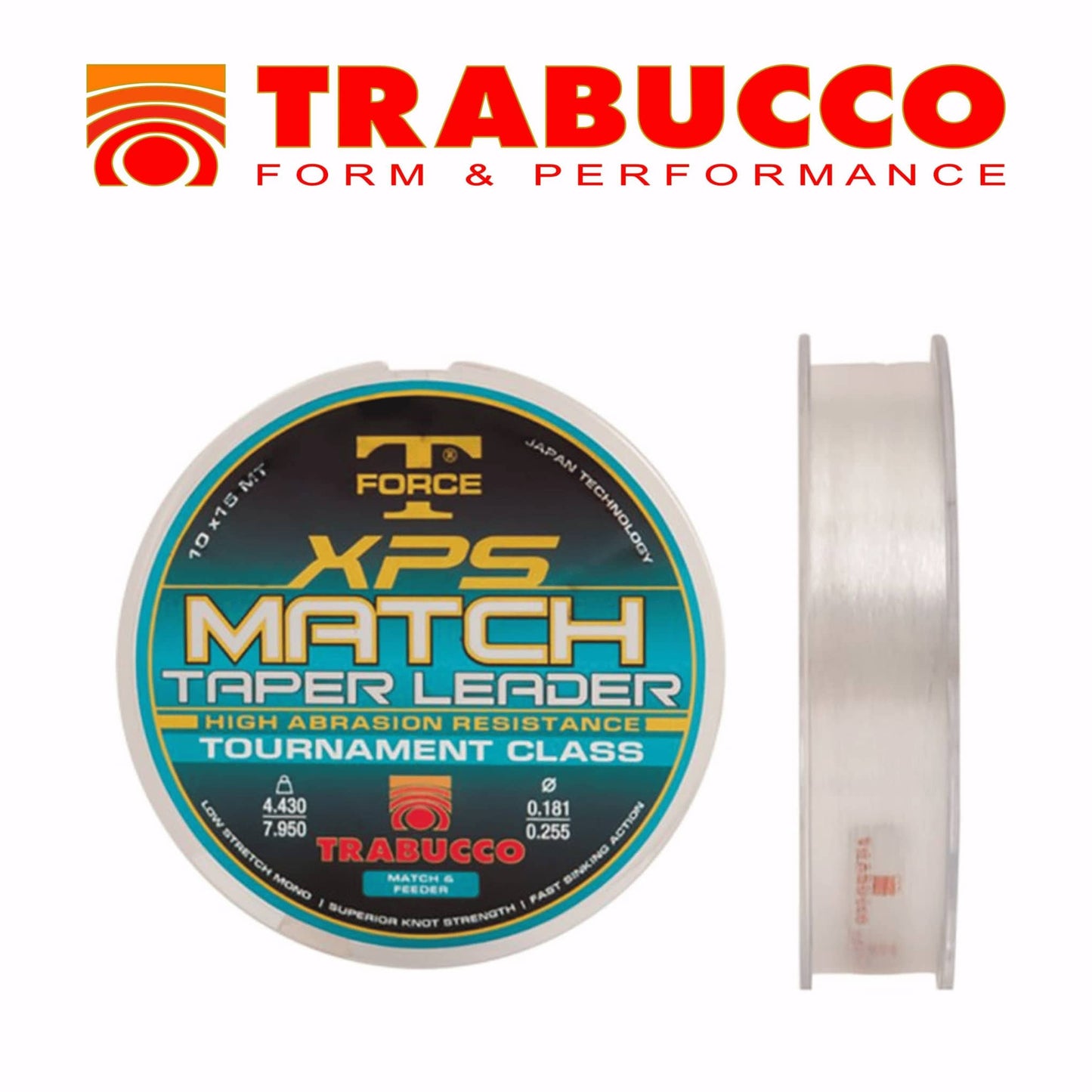 Trabucco XPS Match Taper Leader Fishing Line