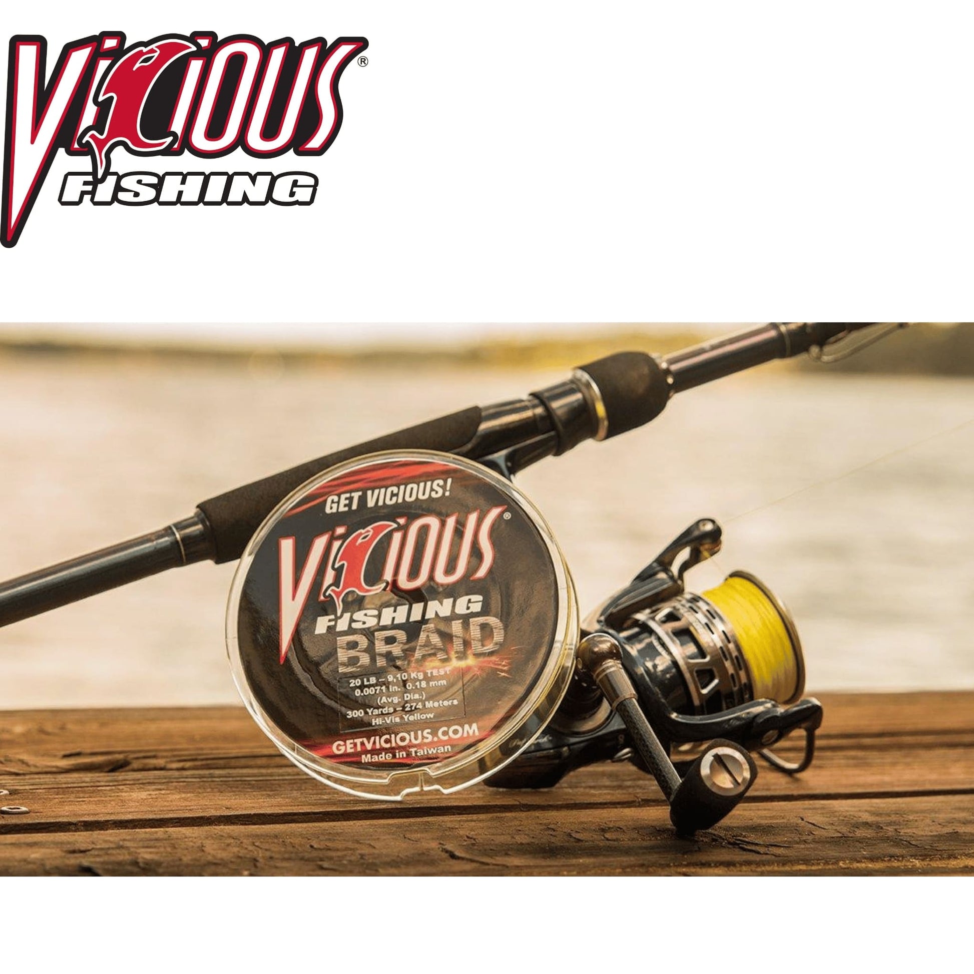 Vicious Saltwater Braid 80 lb