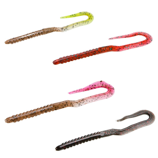 ZOOM UTail Soft FIshing Lure Background Multicolour Softbait Fishing Lure Worm Salted