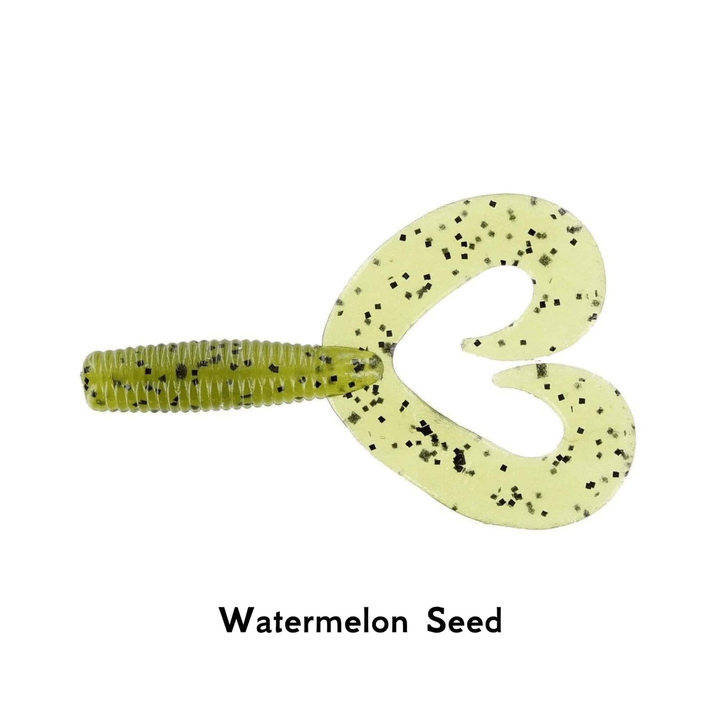 Zoom Bait Fat Albert Twin Tail Watermelon Seed 3.5 Inch Grub Fishing Lure Creature Bait Soft Paddle Tail Perch Pike Jig Dropshot