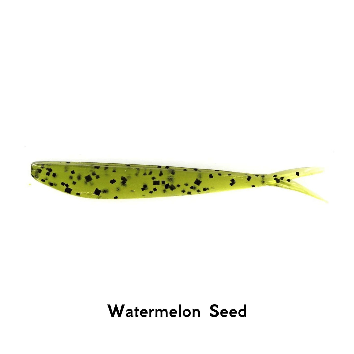 Zoom Baits Tiny Fluke Watermelon Seed 3 Inch Split Tail Soft Fishing Lure Shad Imitation Drop Shot Jig Head Perch Pike Scented Bass