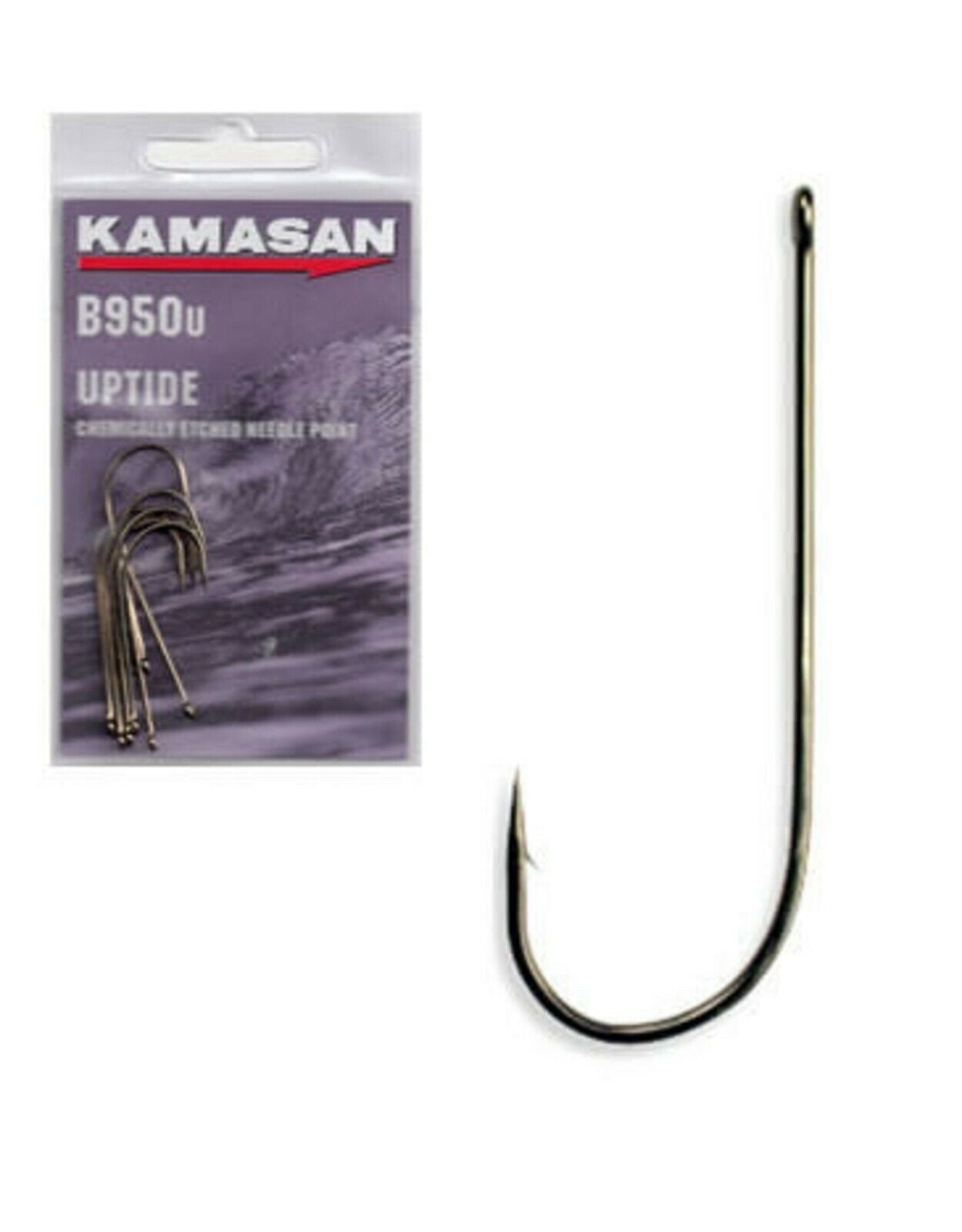 Kamasan B950u UPTIDE Chemically Etched Sea Fishing Hooks Size 3/0