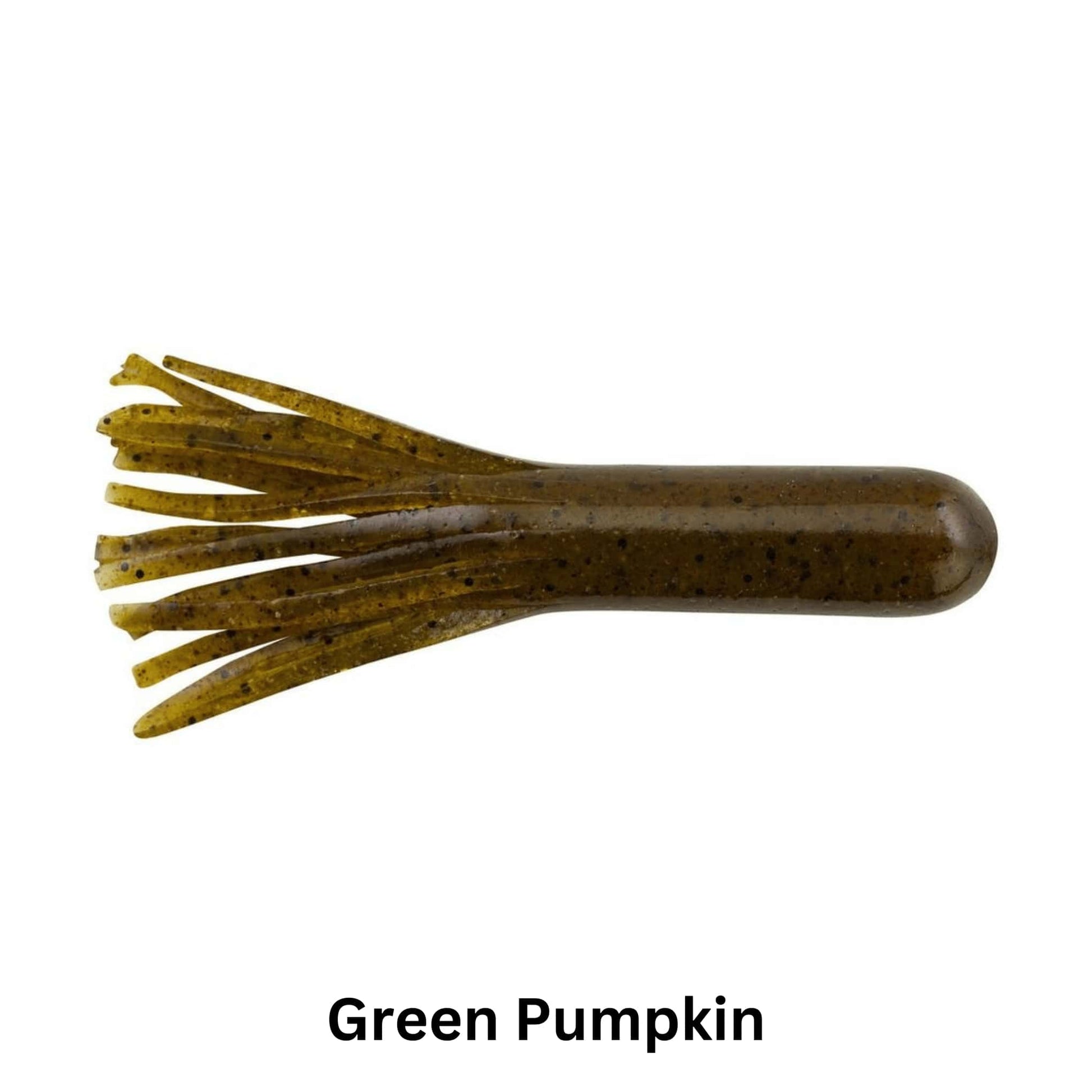 Berkley PowerBait Power Tube Green Pumpkin 2.5 Inch Weedless Jig Fishing Lure Soft Plastic Bait