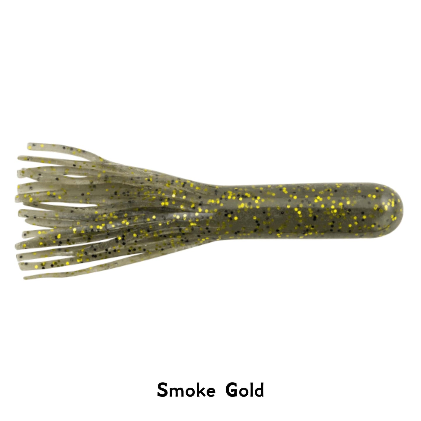 Berkley PowerBait Power Tube Smoke Gold 3.5 Inch Soft Bait Fishing Lure Weedless Jig Head 