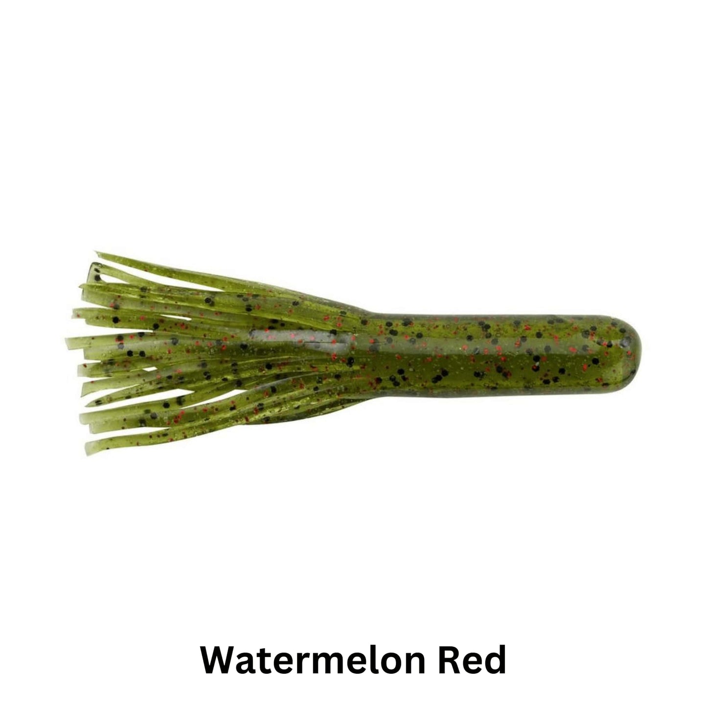 Berkley PowerBait Power Tube Watermelon Red2.5 Inch Weedless Jig Fishing Lure Soft Plastic Bait