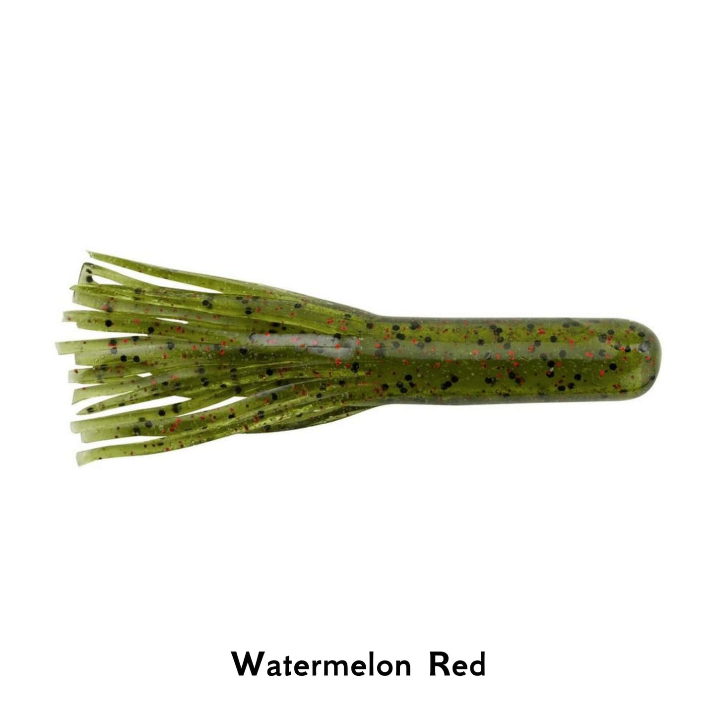 Berkley PowerBait Power Tube Watermelon Red 3.5 Inch Soft Bait Fishing Lure Weedless Jig Head 