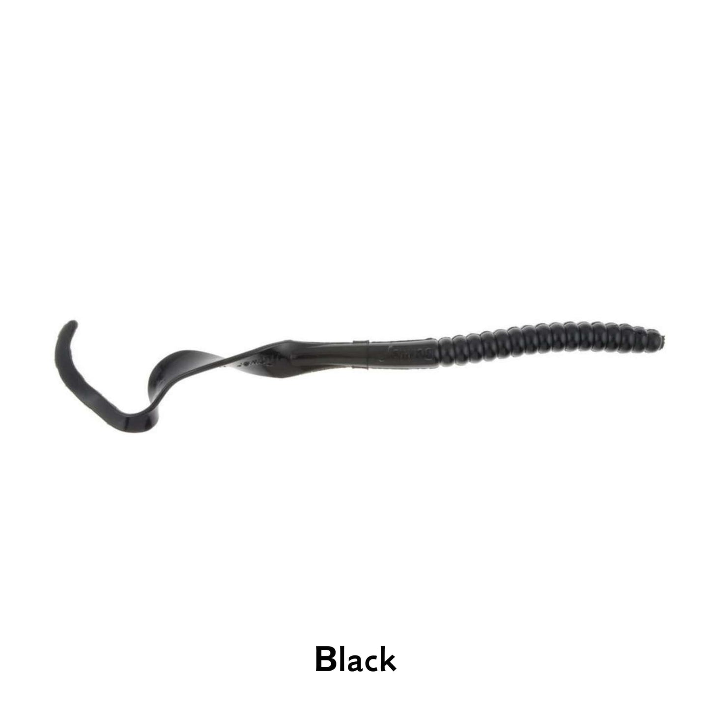 Berkley PowerBait Power Worm 4 Inch Black Soft Bait Fishing Lure Wiggly Tail