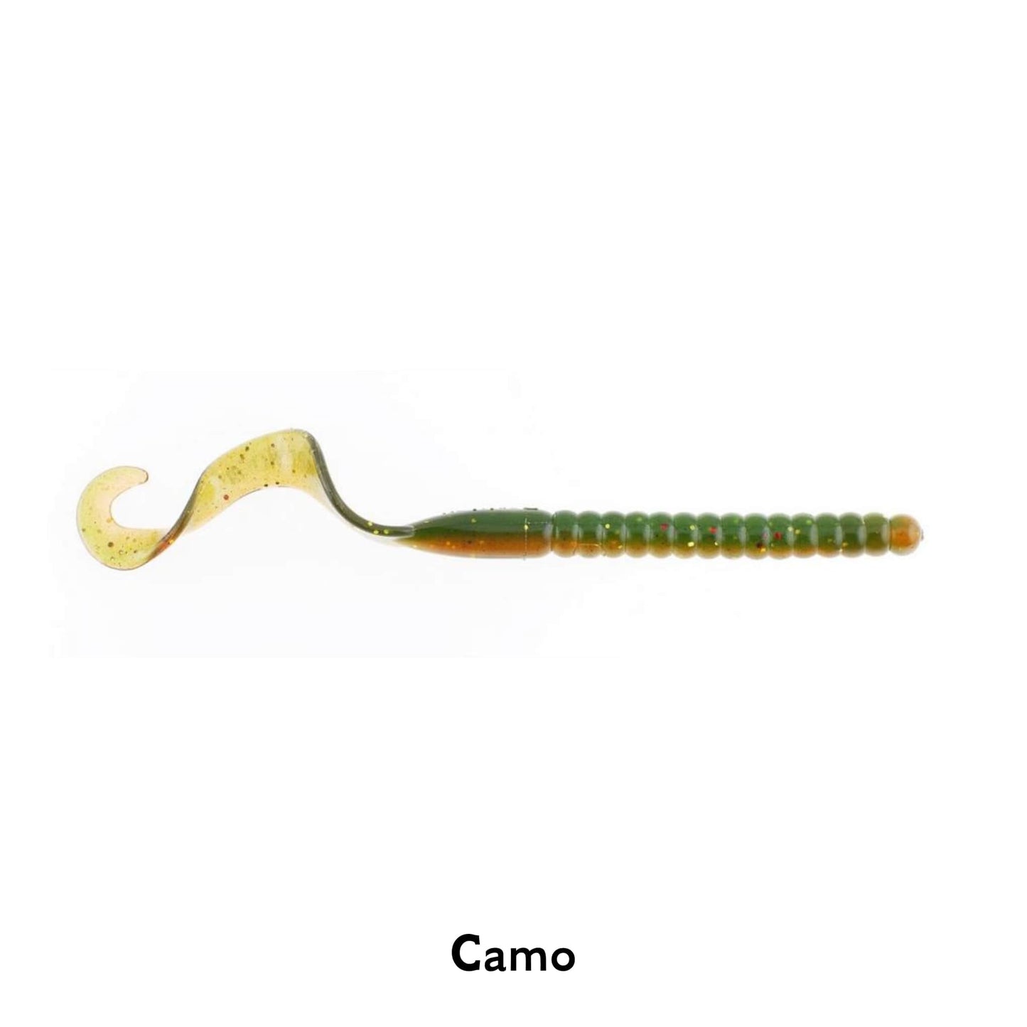 Berkley PowerBait Power Worm 4 Inch Soft Bait Fishing Lure Camo Wiggly Tail