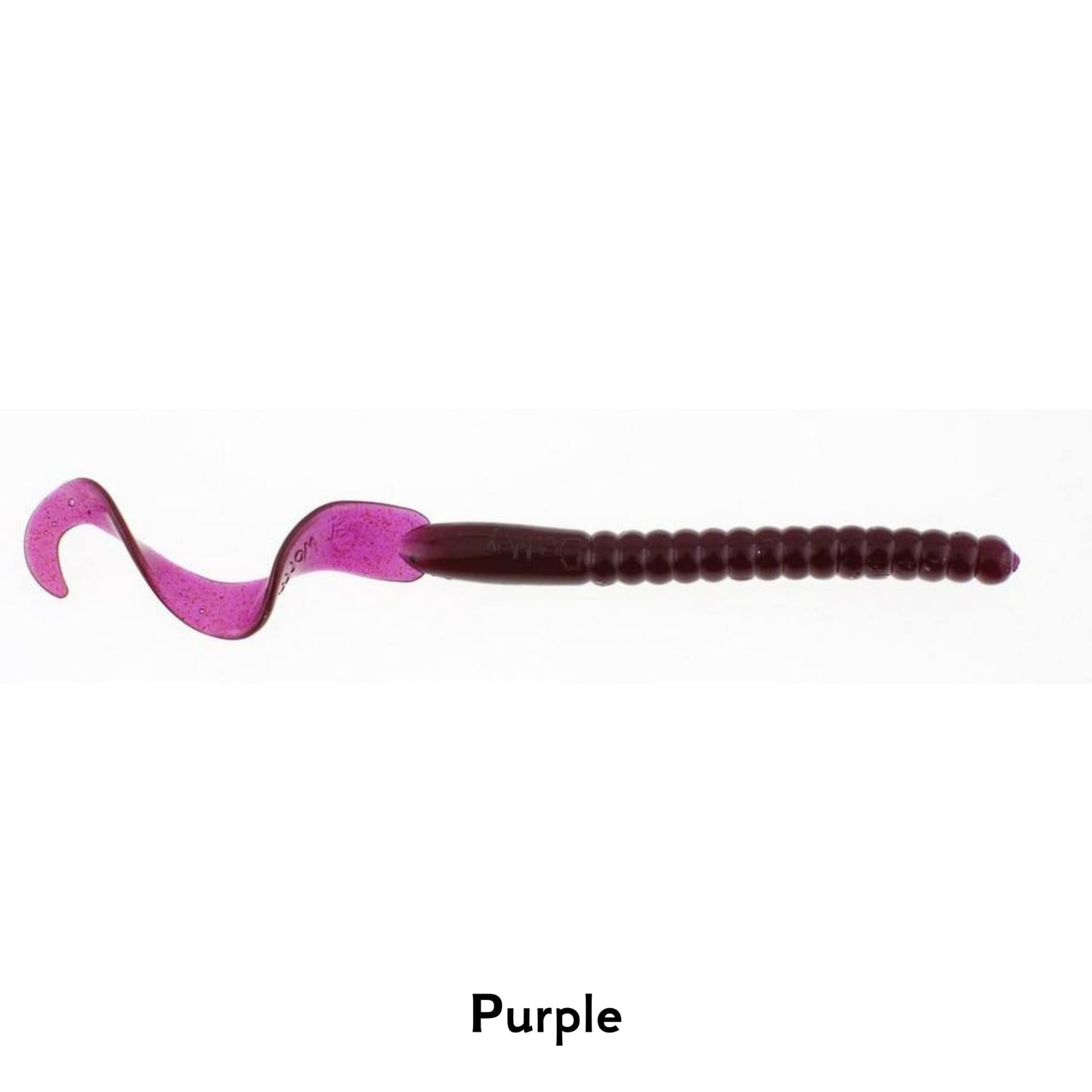 Berkley PowerBait Power Worm 4 Inch Soft Bait Fishing Lure Purple Wiggly Tail