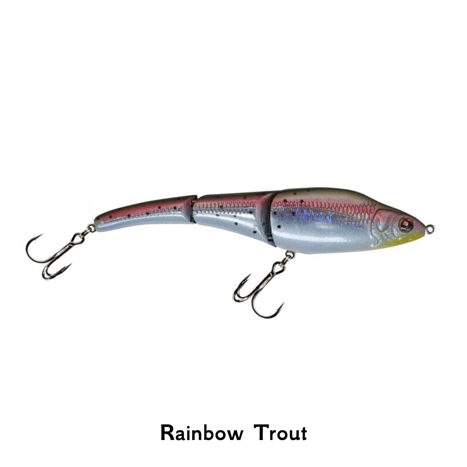 Sebile Magic Swimmer Rainbow Trout 95mm Jointed Harb Bait Fishing Lure Pike Perch Ultra Realistic