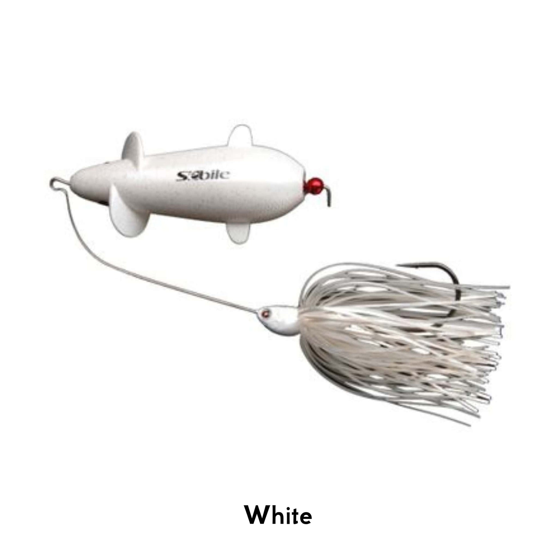 Sebile Proppler Buzz White Floating Spinner Buzz Bait Fishing Lure 25g