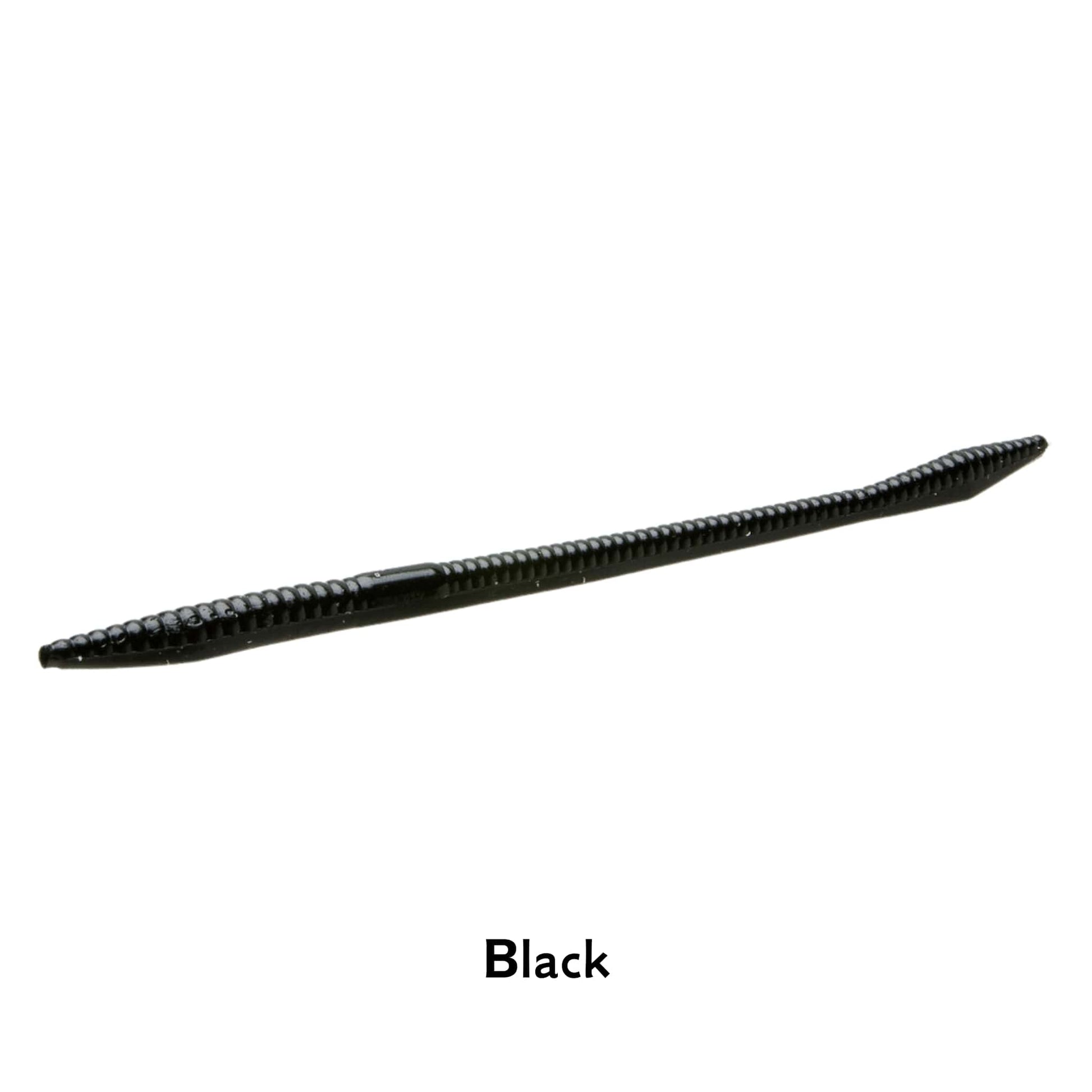 Zoom Baits Trick Worm Black 6.5 Inch Fishing Lure Soft Scented Creature Bait ALL COLOURS UK Seller