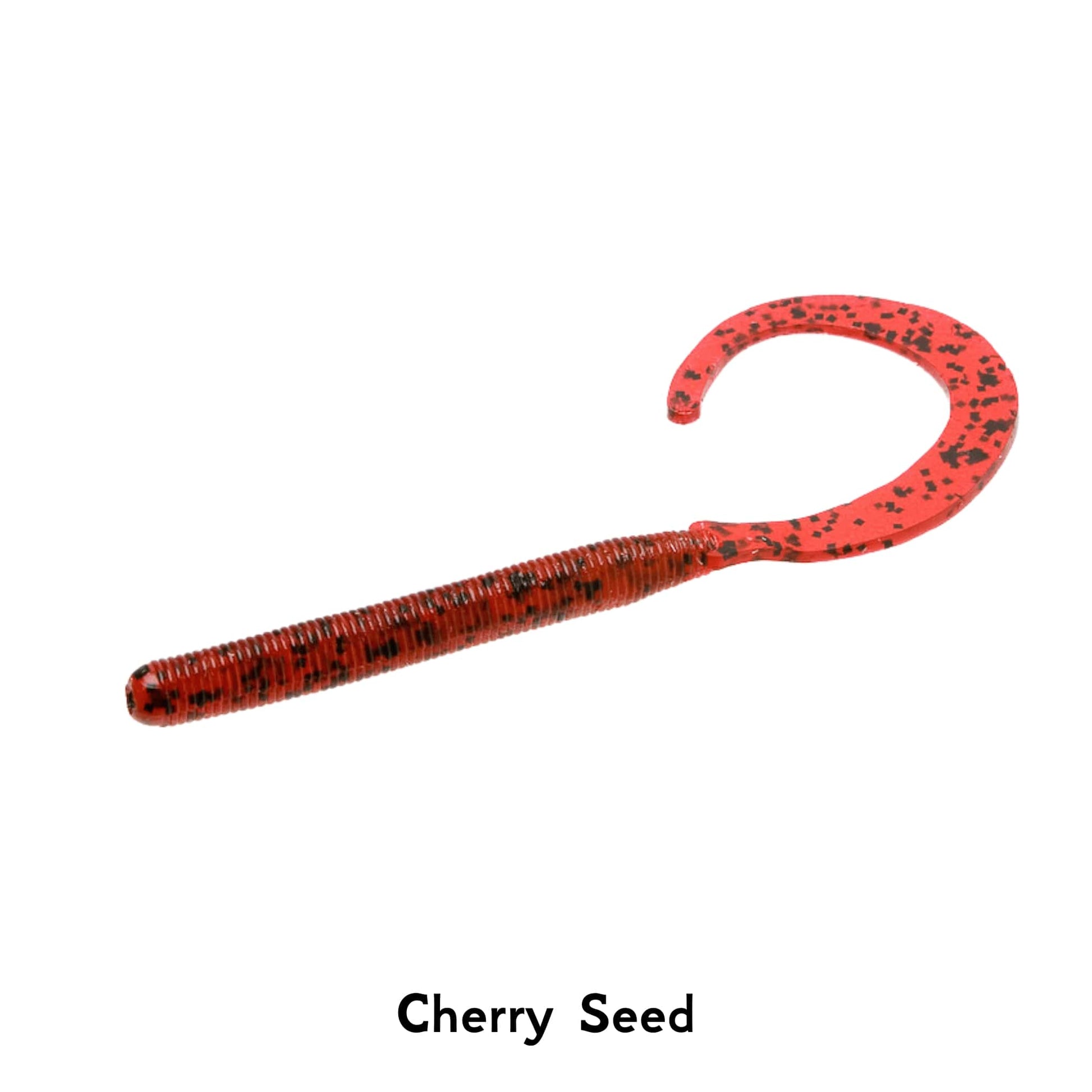 Zoom UTail Cherry Seed Soft Bait 6.75" Fishing Lure Worm Pike Perch Dropshot Jig