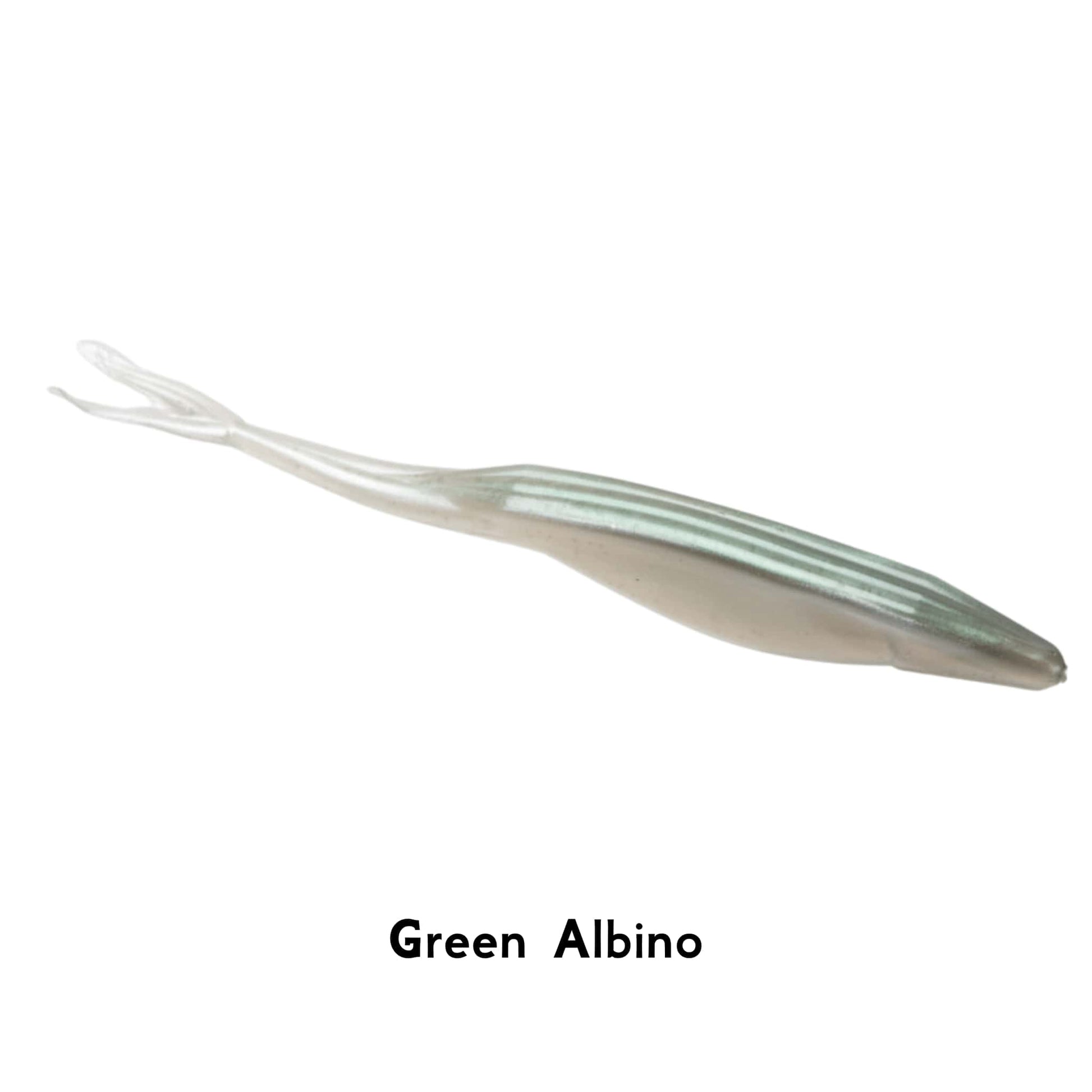 Zoom Swimmin Super Fluke Green Albino 4 Inch 5pcs Soft Bait Fishing Lure ALL COLOURS Paddle Tail Jig Dropshot Lure Texas Carolina Rig Cheb