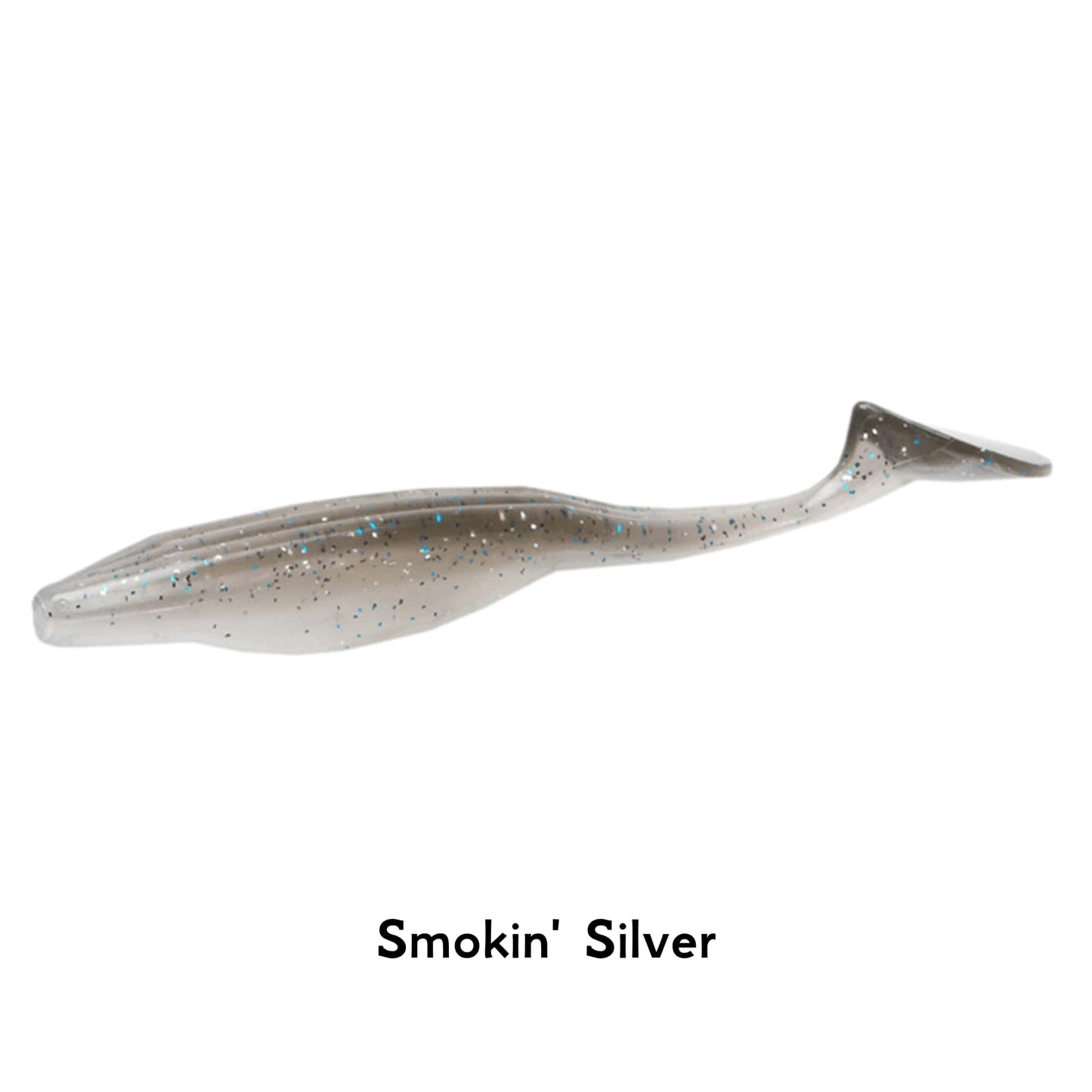 Zoom Swimmin Super Fluke Smokin Silver 4 Inch 5pcs Soft Bait Fishing Lure ALL COLOURS Paddle Tail Jig Dropshot Lure Texas Carolina Rig Cheb