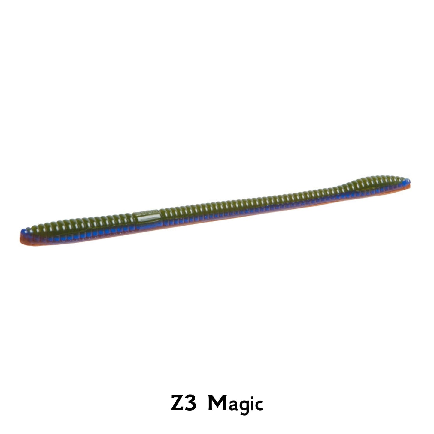 Zoom Z-3 Trick Worm Z3 Magic Hand Poured 6.5" Fishing Lure Soft Bait UK Seller 