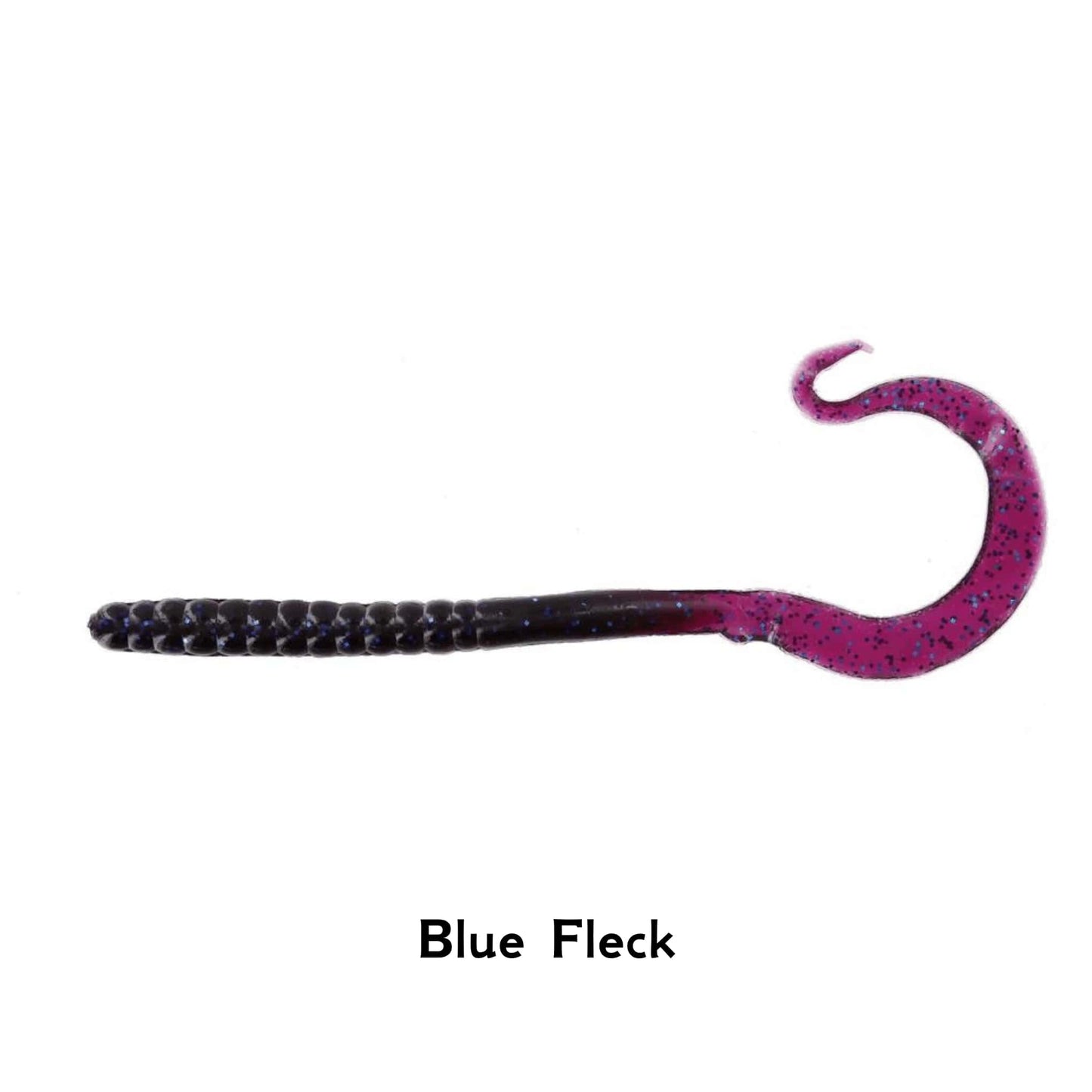 Zoom MAG II Blue Fleck Finesse 9 Inch Worm Super Salt Plus Ribbon Tail Drop Shot Pike Perch Fishing Lure