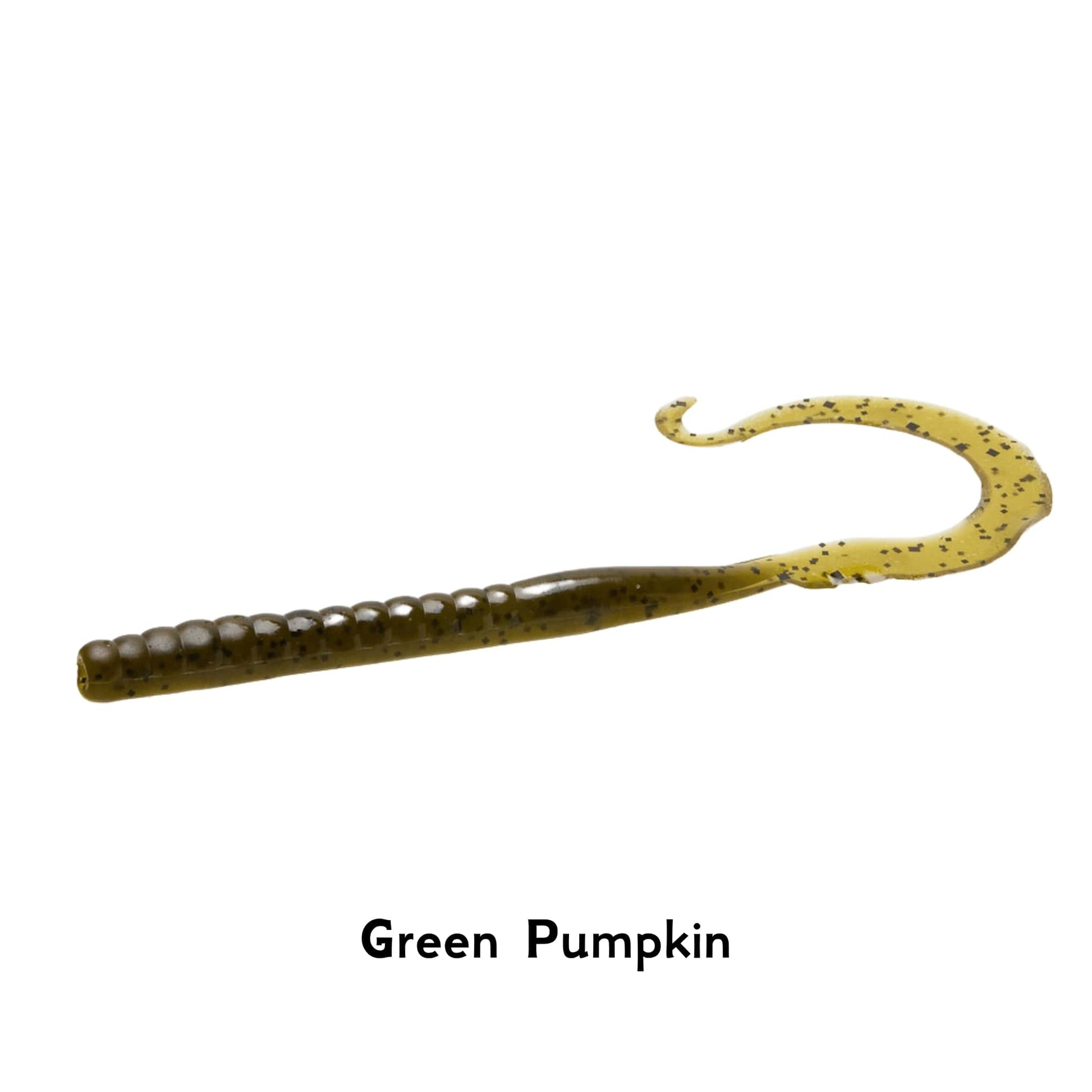 Zoom MAG II Green Pumpkin Finesse 9 Inch Worm Super Salt Plus Ribbon Tail Drop Shot Pike Perch Fishing Lure